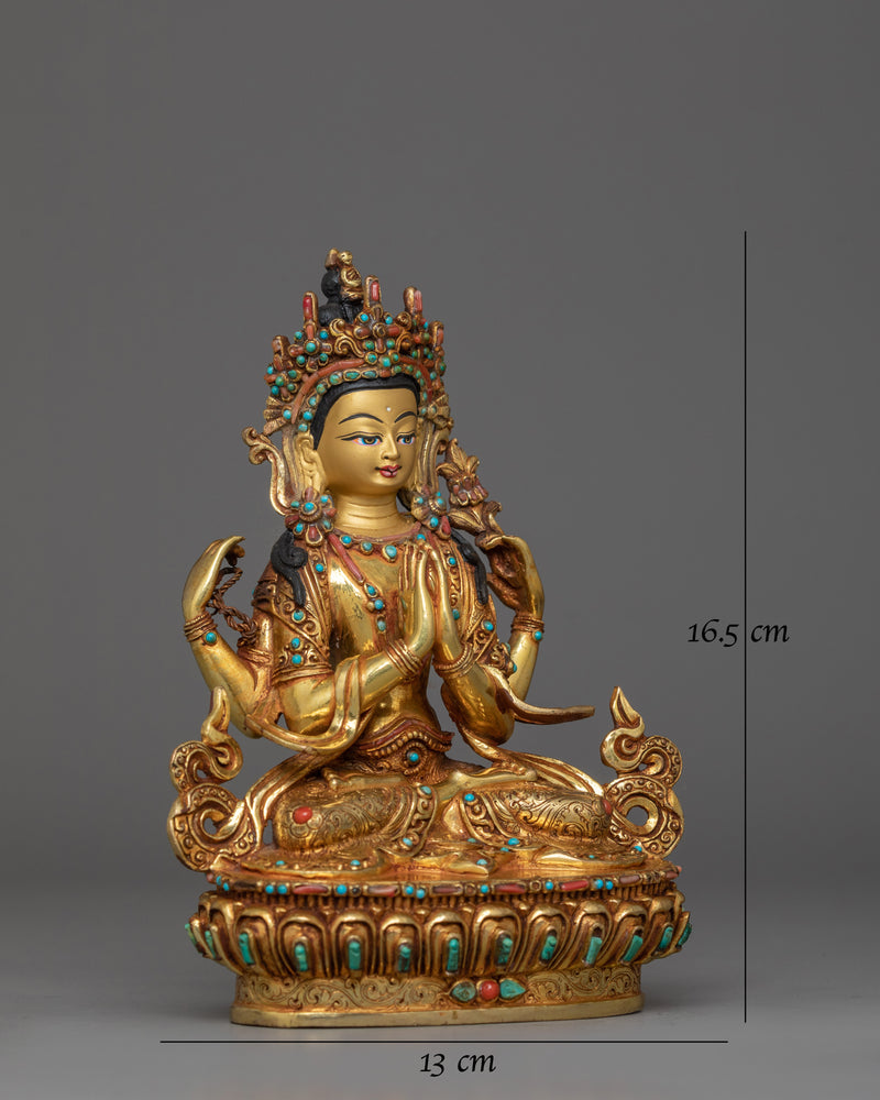 handcrafted-sculpture-of-chenrezig