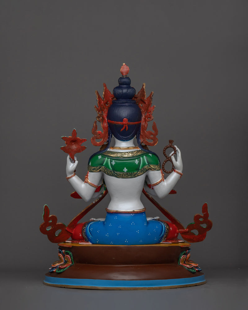 Traditional Sculpture of Chenrezig | Light of Boundless Mercy