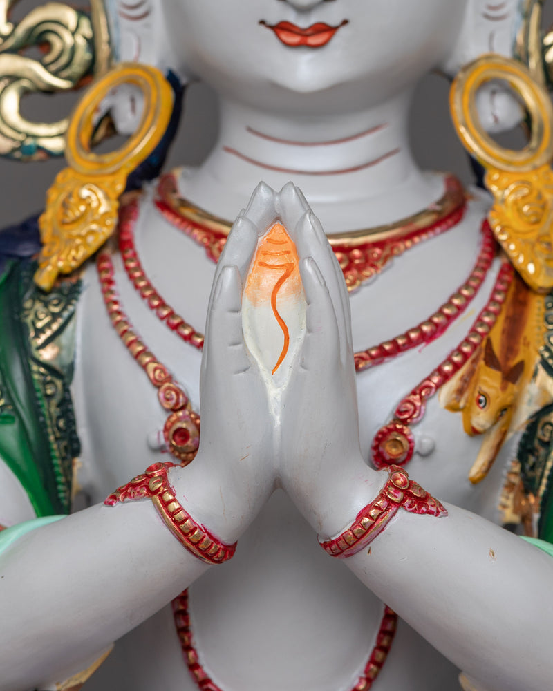 Traditional Sculpture of Chenrezig | Light of Boundless Mercy