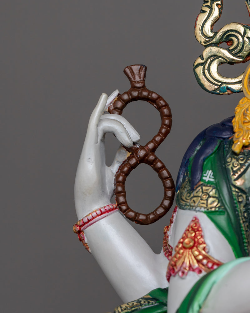 Traditional Sculpture of Chenrezig | Light of Boundless Mercy