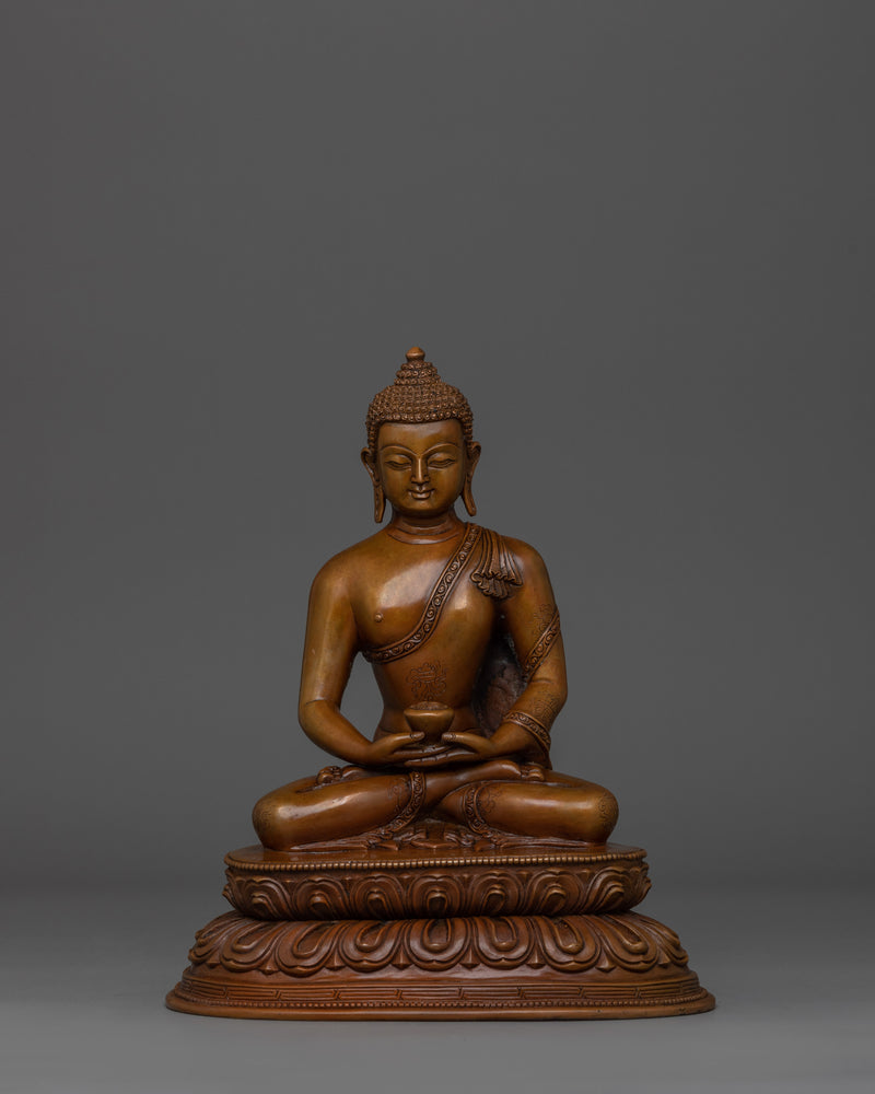 Oxidized Amitabha Buddha Statue | Boundless Light Buddha