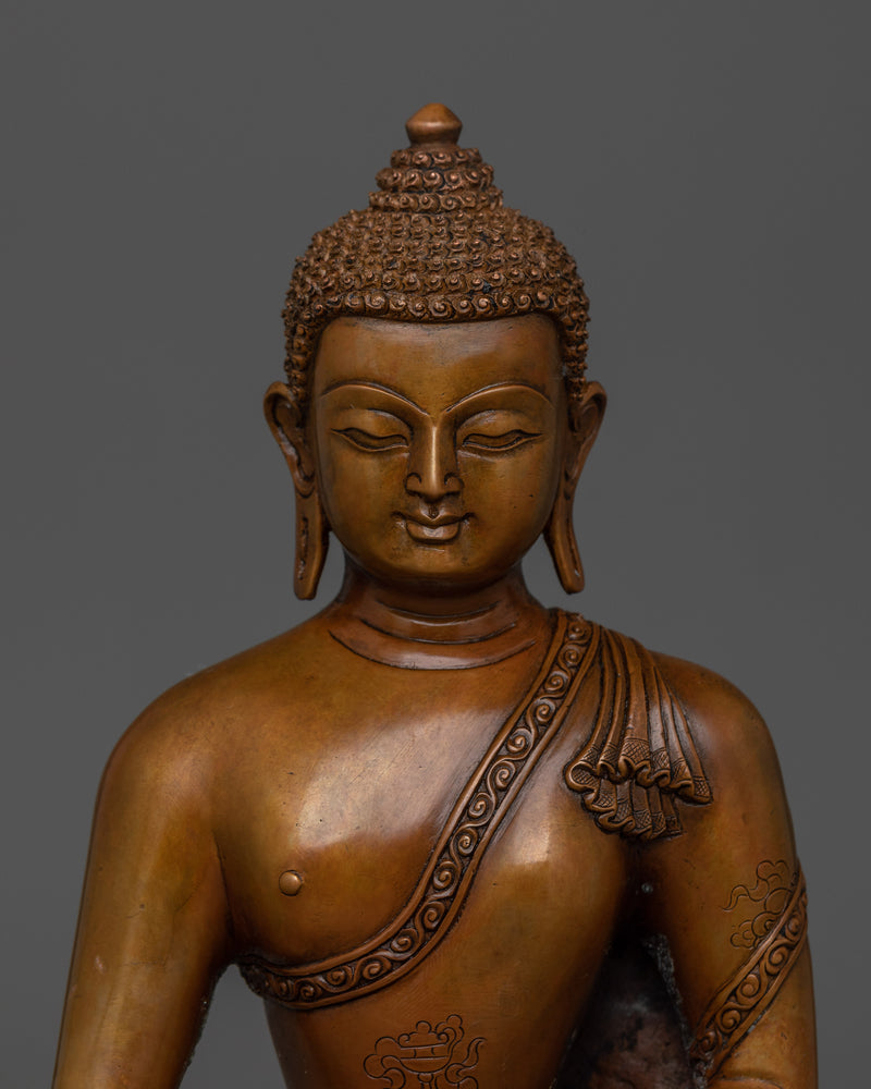 Oxidized Amitabha Buddha Statue | Boundless Light Buddha