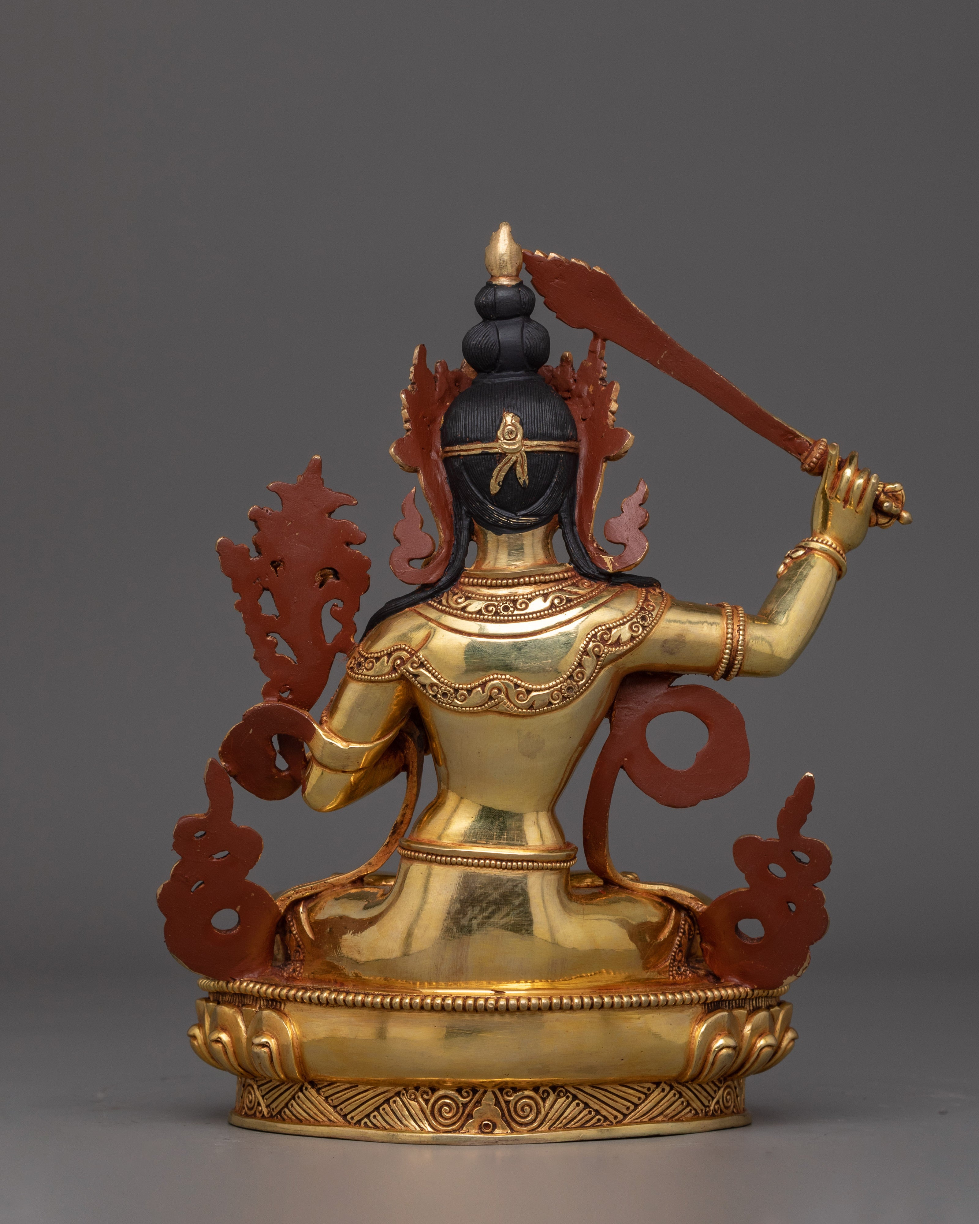 Traditional Artwork of Manjushri | Bodhisattva Statue