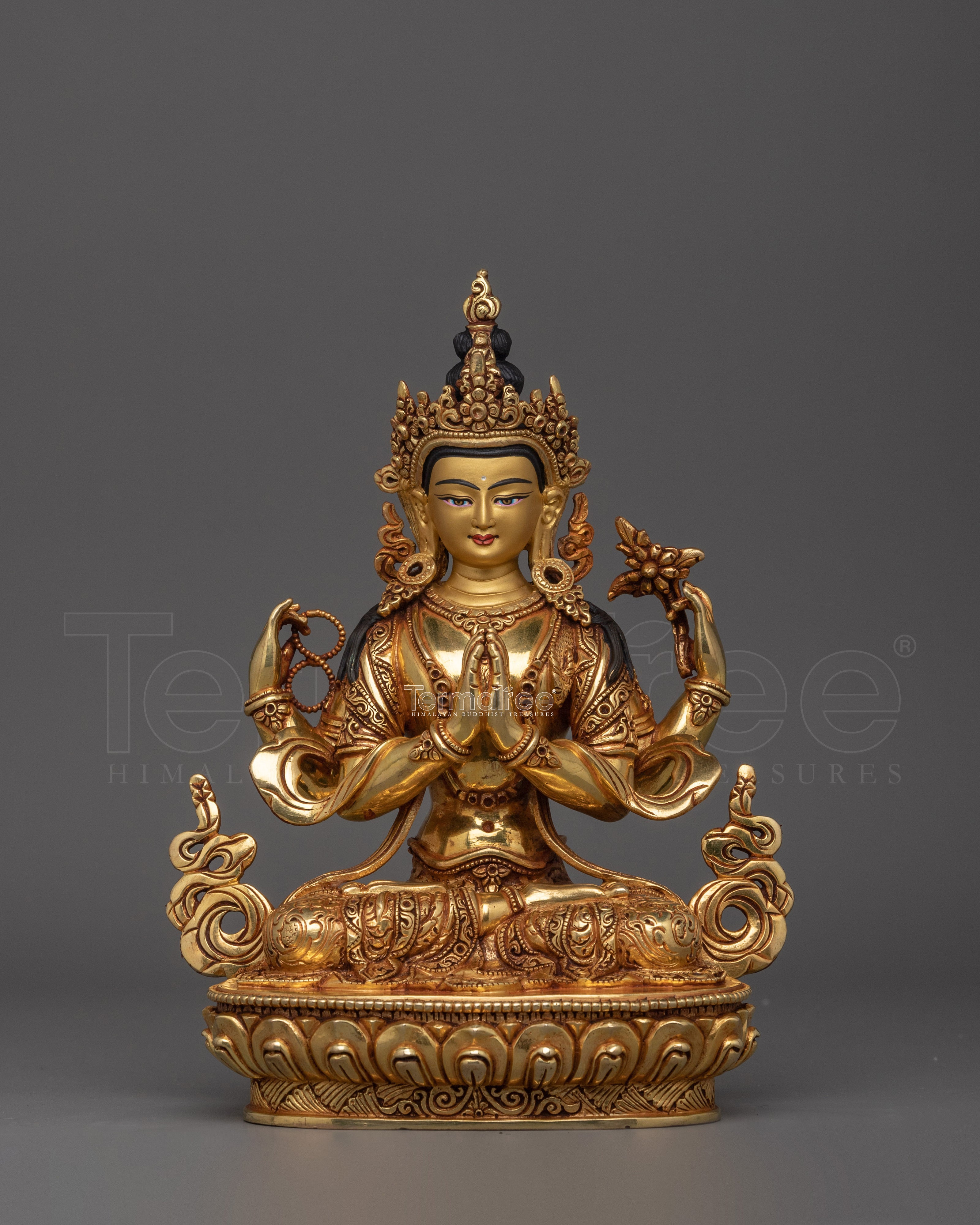 Avalokiteshvara Handcrafted Statue | Chenrezig - Bodhisattva of Compassion