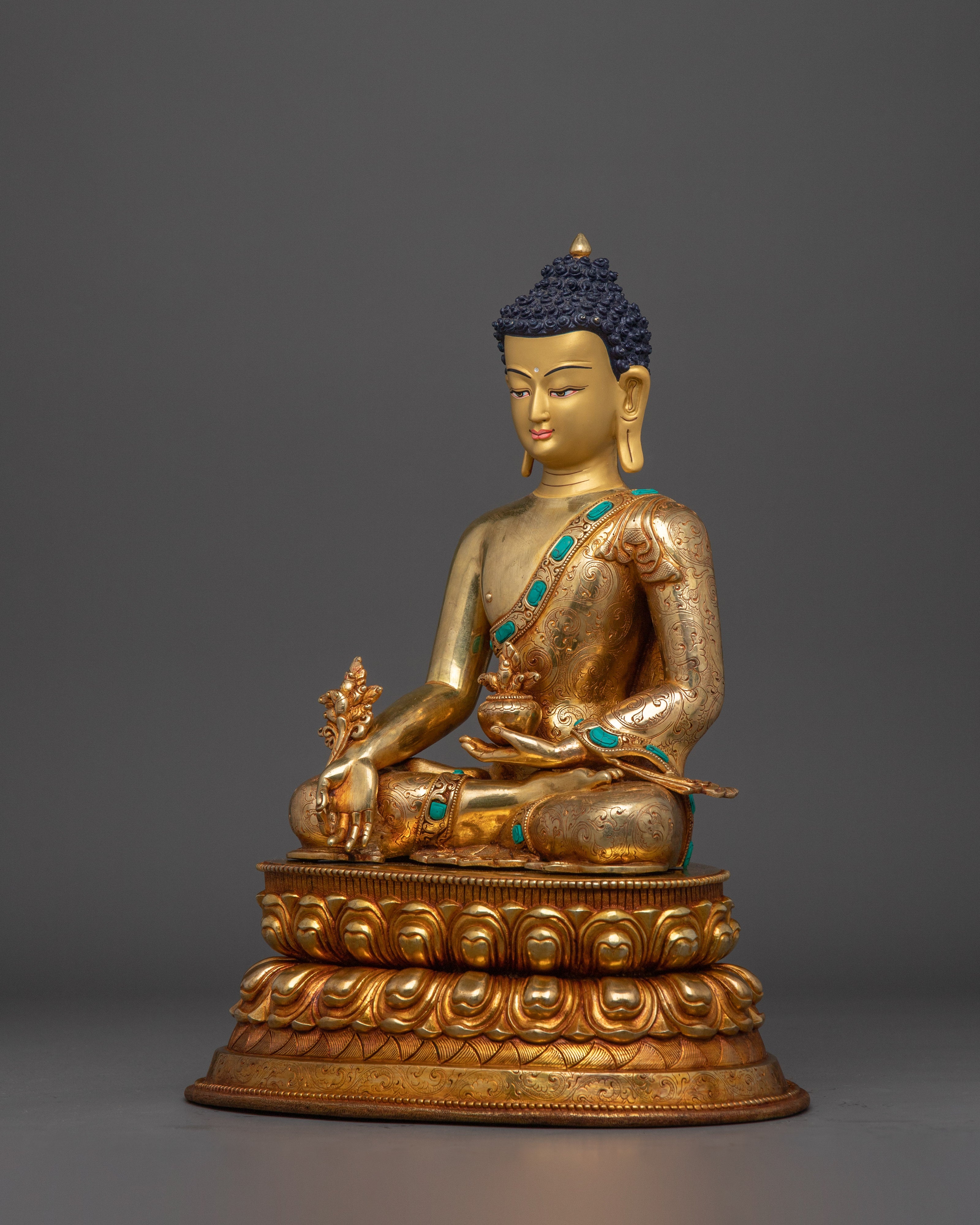 Nepalese Artwork of Medicine Buddha | Sanye Menla