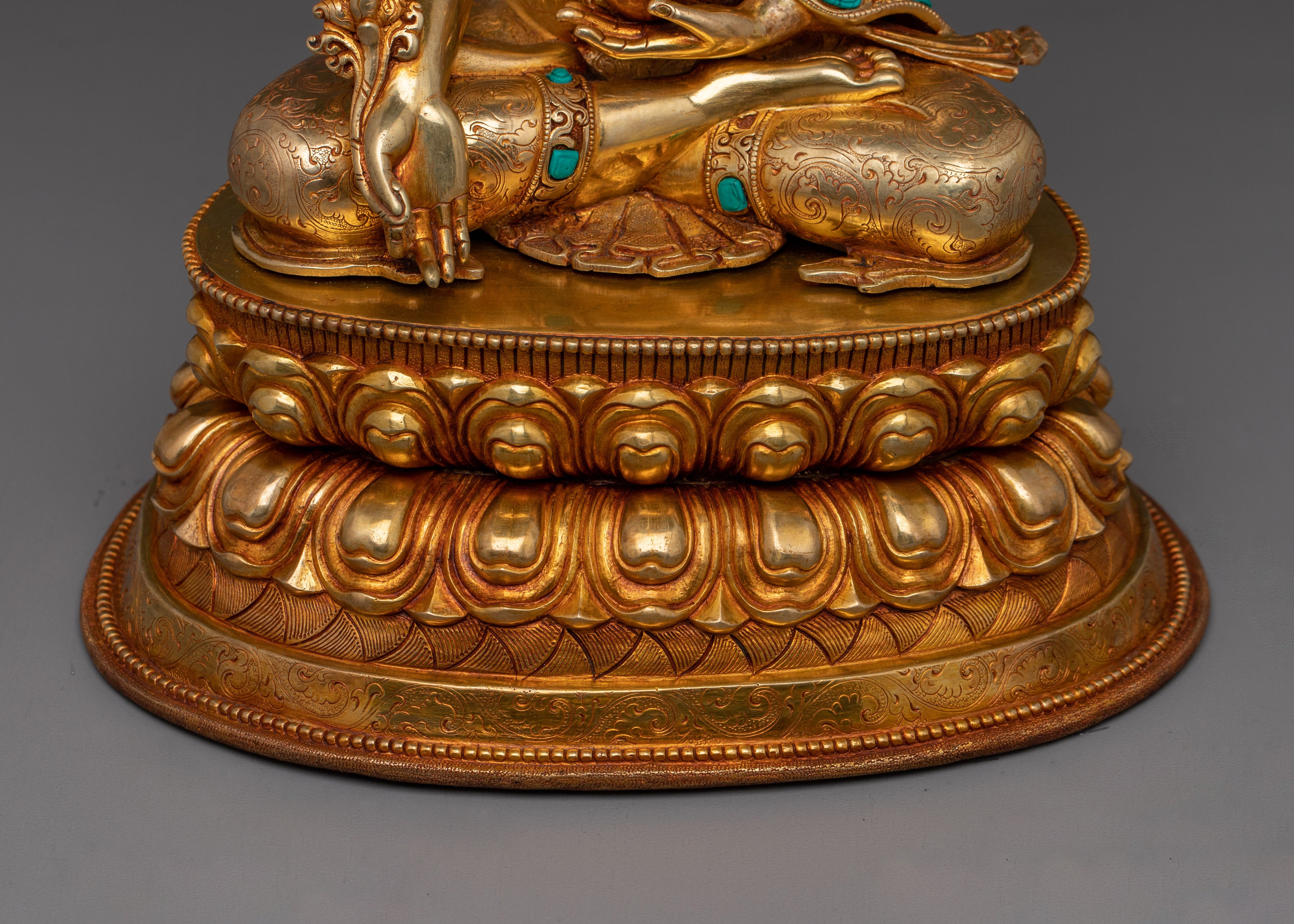 Nepalese Artwork of Medicine Buddha | Sanye Menla