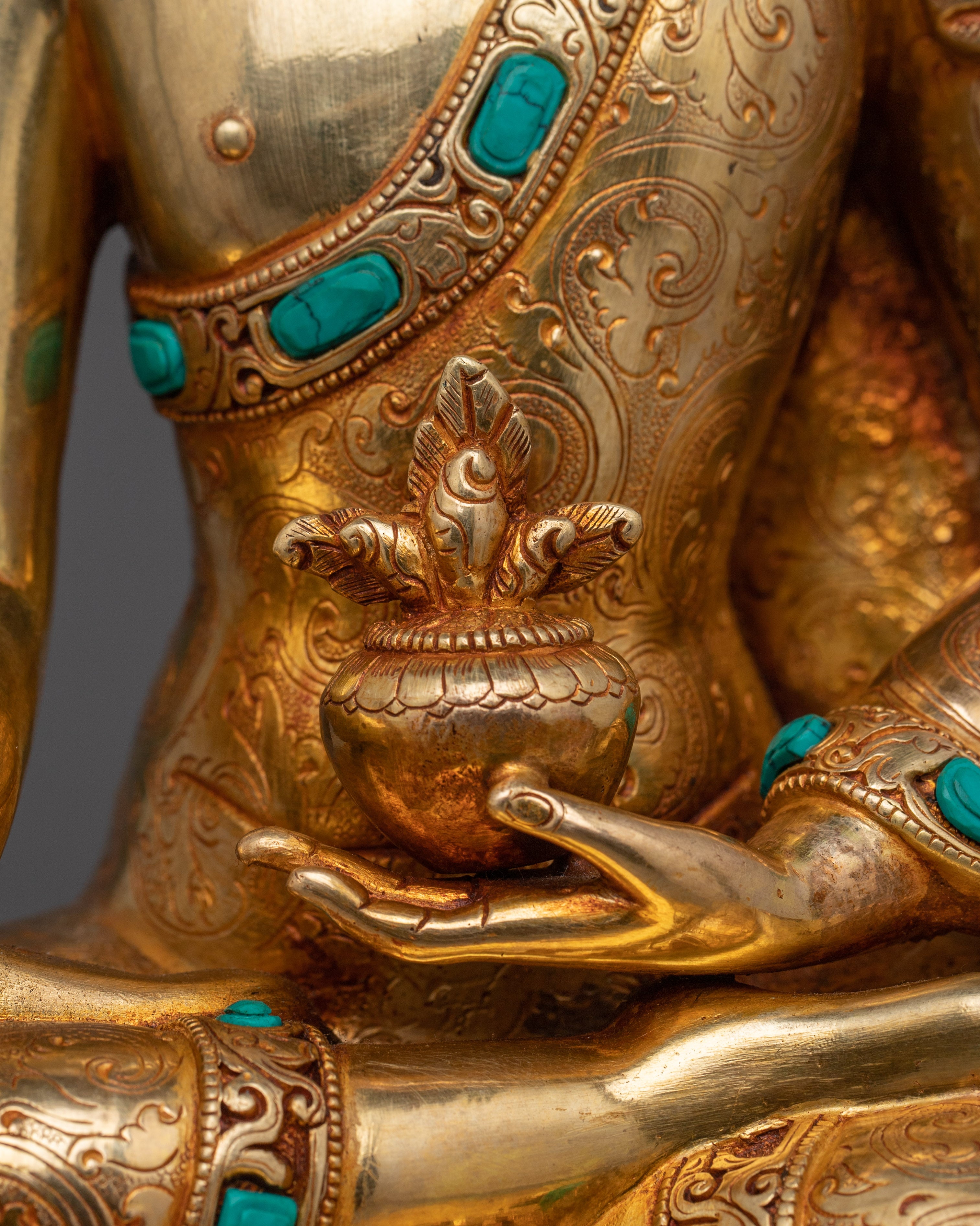 Nepalese Artwork of Medicine Buddha | Sanye Menla