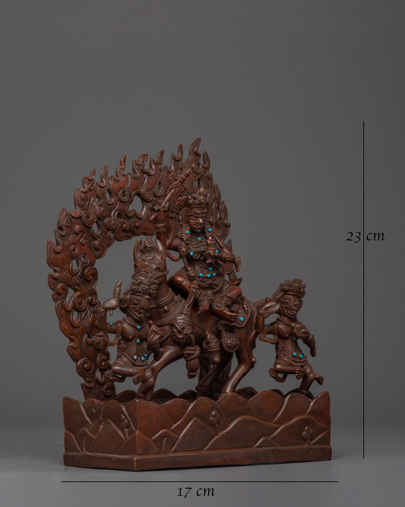 oxidized-phalden-lhamo-statue