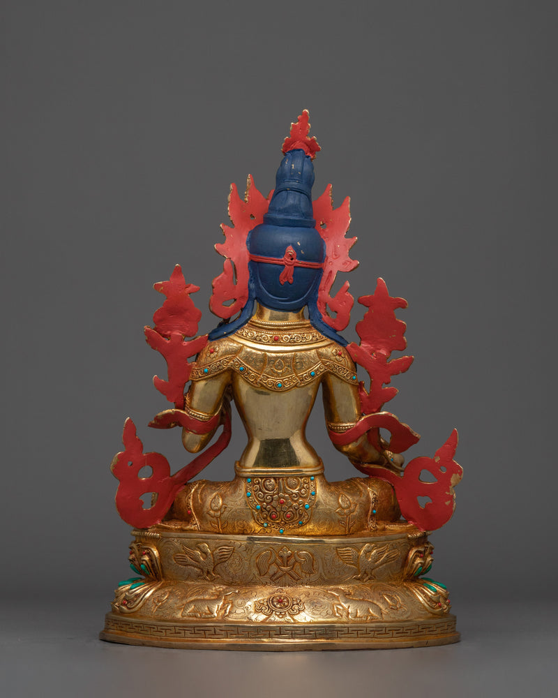 Compassionate Shyama Tara Statue | Green Tara - Mother of All Buddhas