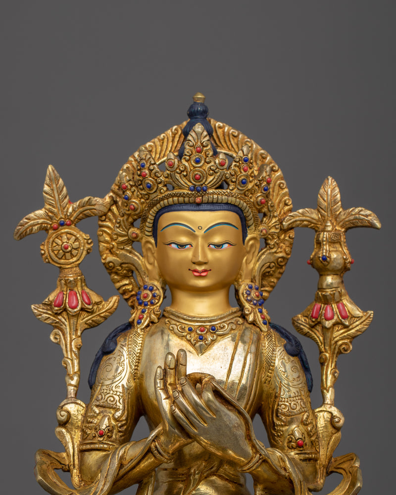 Maitreya Buddha Golden Statue | Buddha of the Future