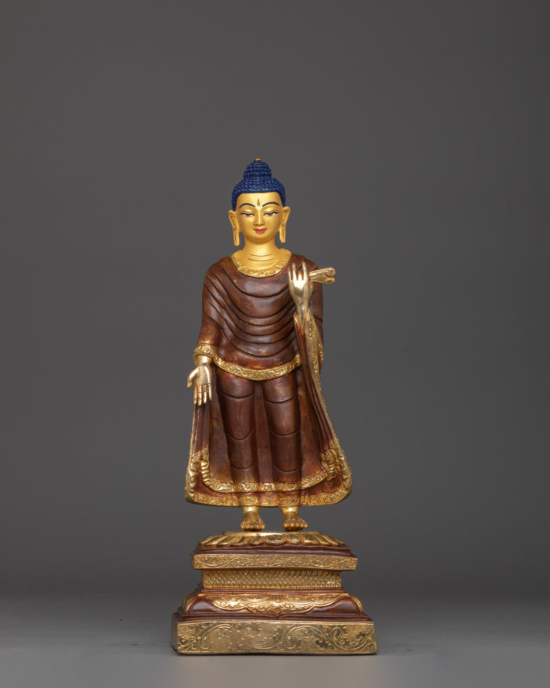 Statue of Standing Shakyamuni Buddha | Embodiment of Peace and Wisdom