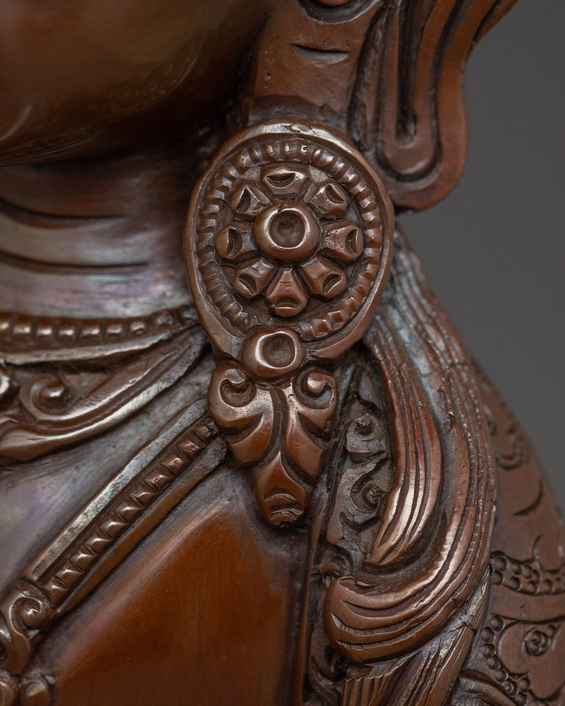 Oxidized Statue of Amitayus | Buddha of Boundless Light