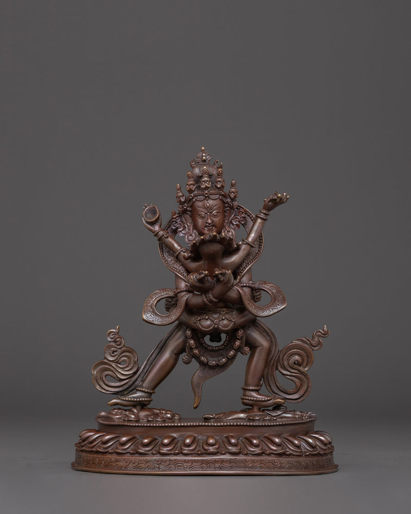 Figurine of Vajradhara with consort | Union of Ultimate Wisdom and Compassion