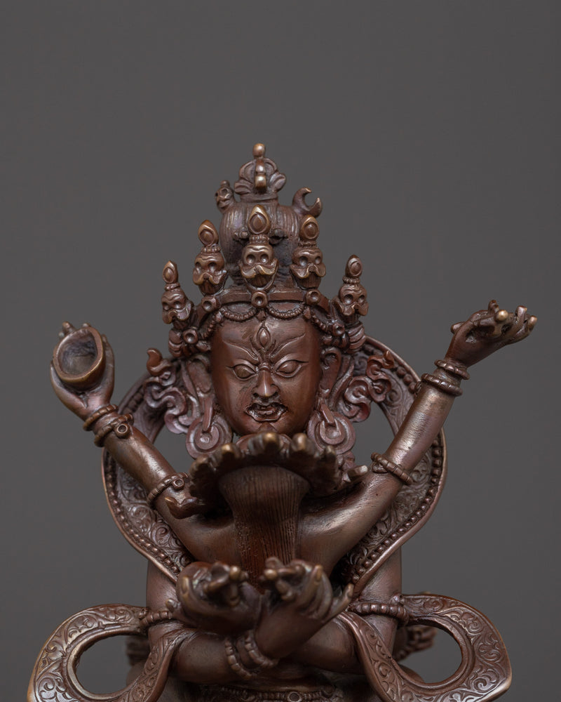 Figurine of Vajradhara with consort | Union of Ultimate Wisdom and Compassion