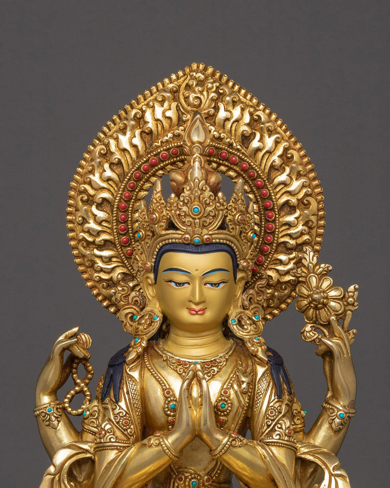Chenrezig Patron deity of Tibet | Compassionate Gaze