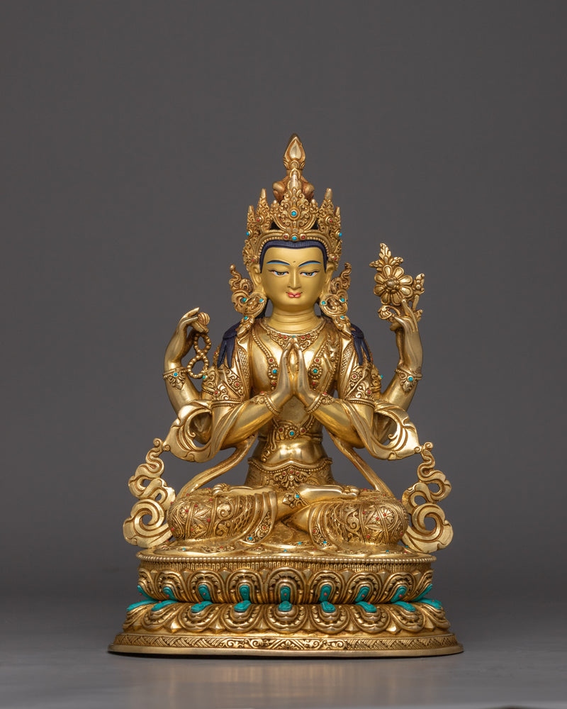 Chenrezig Patron deity of Tibet | Compassionate Gaze
