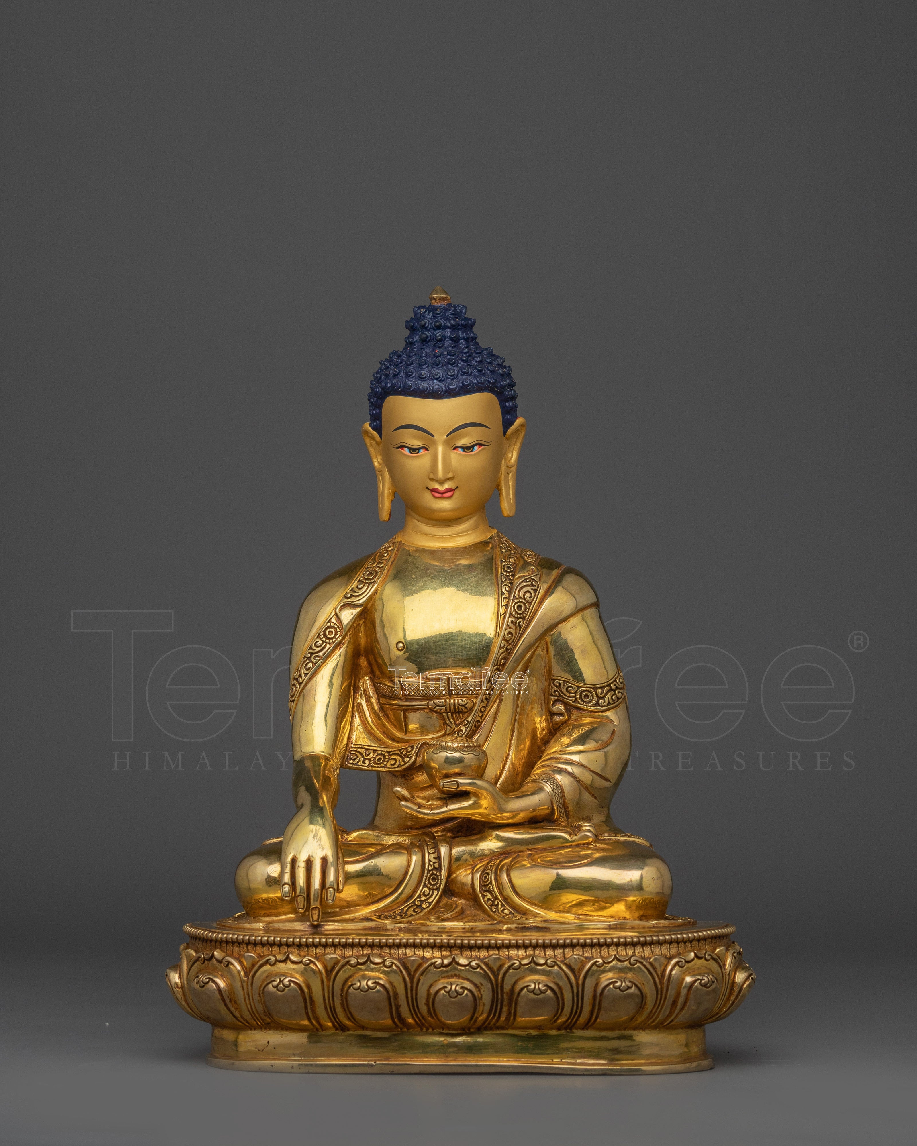 Enlightened One Shakyamuni Buddha | Peaceful Gautama Buddha Statue