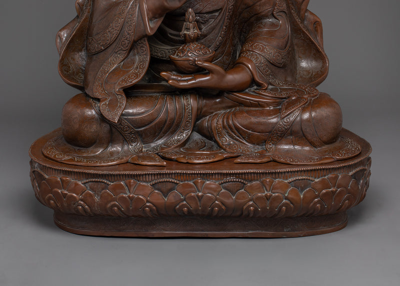 Sculpture of The Tantric master Guru Rinpoche | The Lotus-Born Master