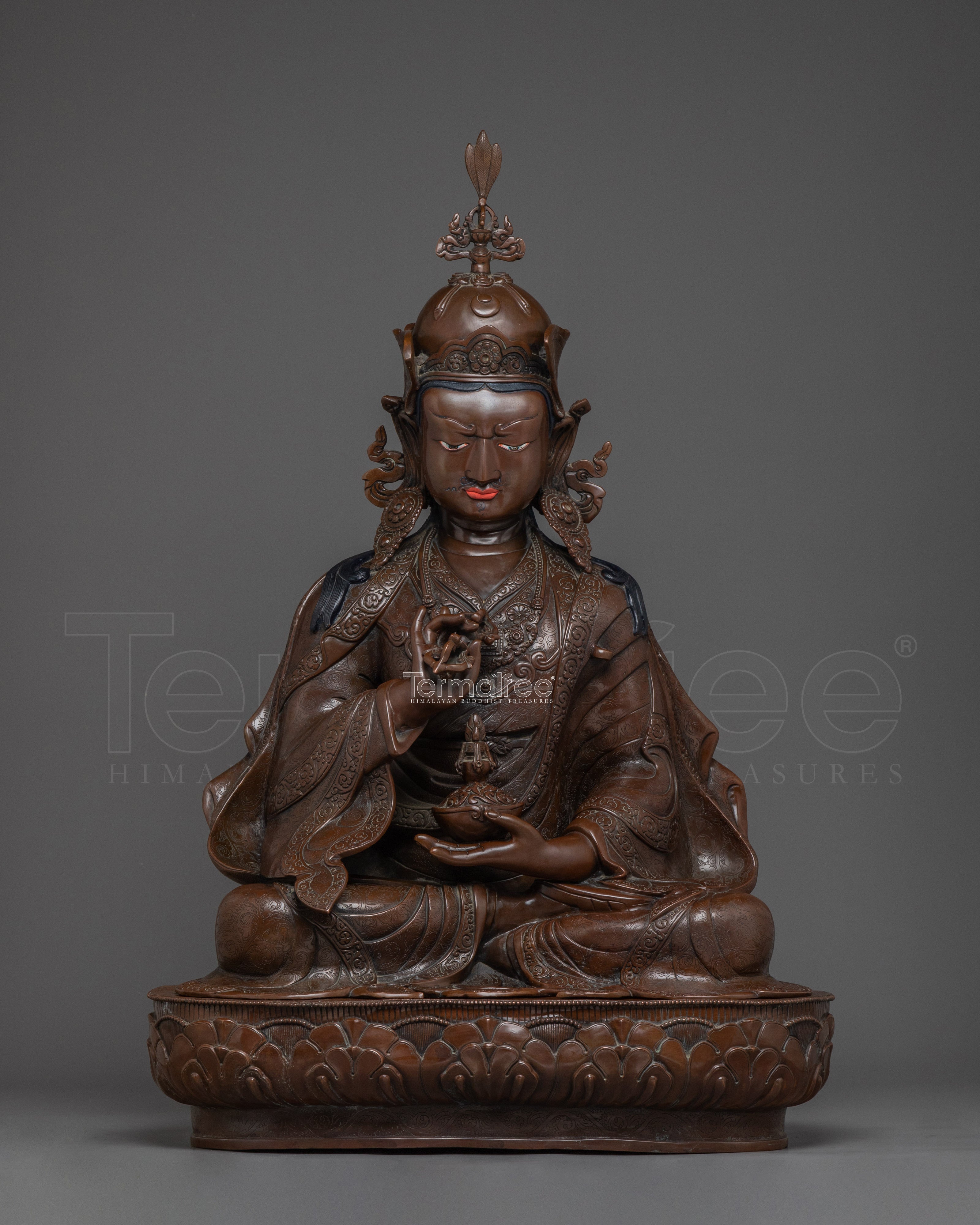Sculpture of The Tantric master Guru Rinpoche | The Lotus-Born Master