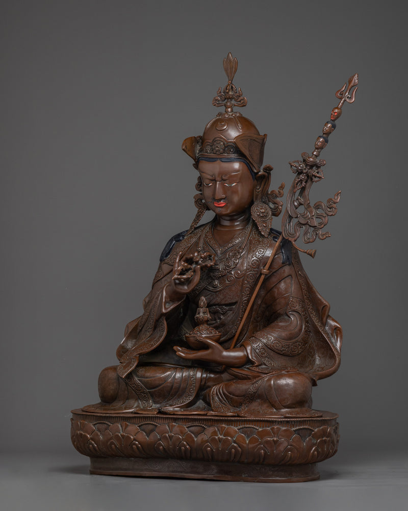 Sculpture of The Tantric master Guru Rinpoche | The Lotus-Born Master
