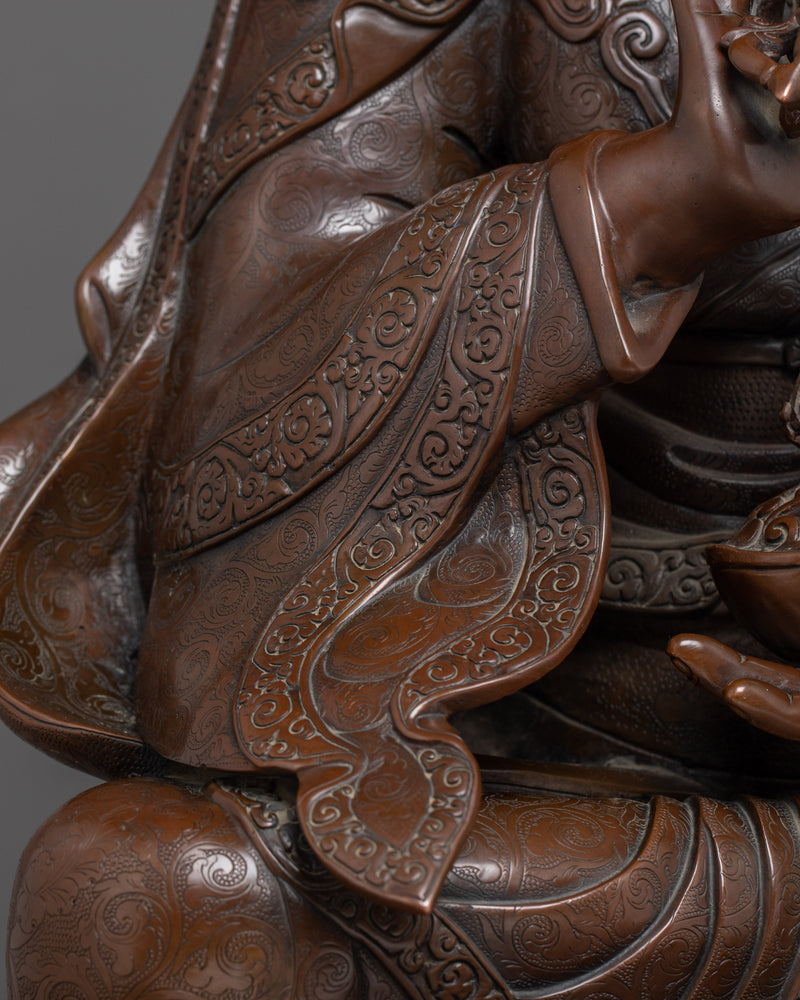 Sculpture of The Tantric master Guru Rinpoche | The Lotus-Born Master