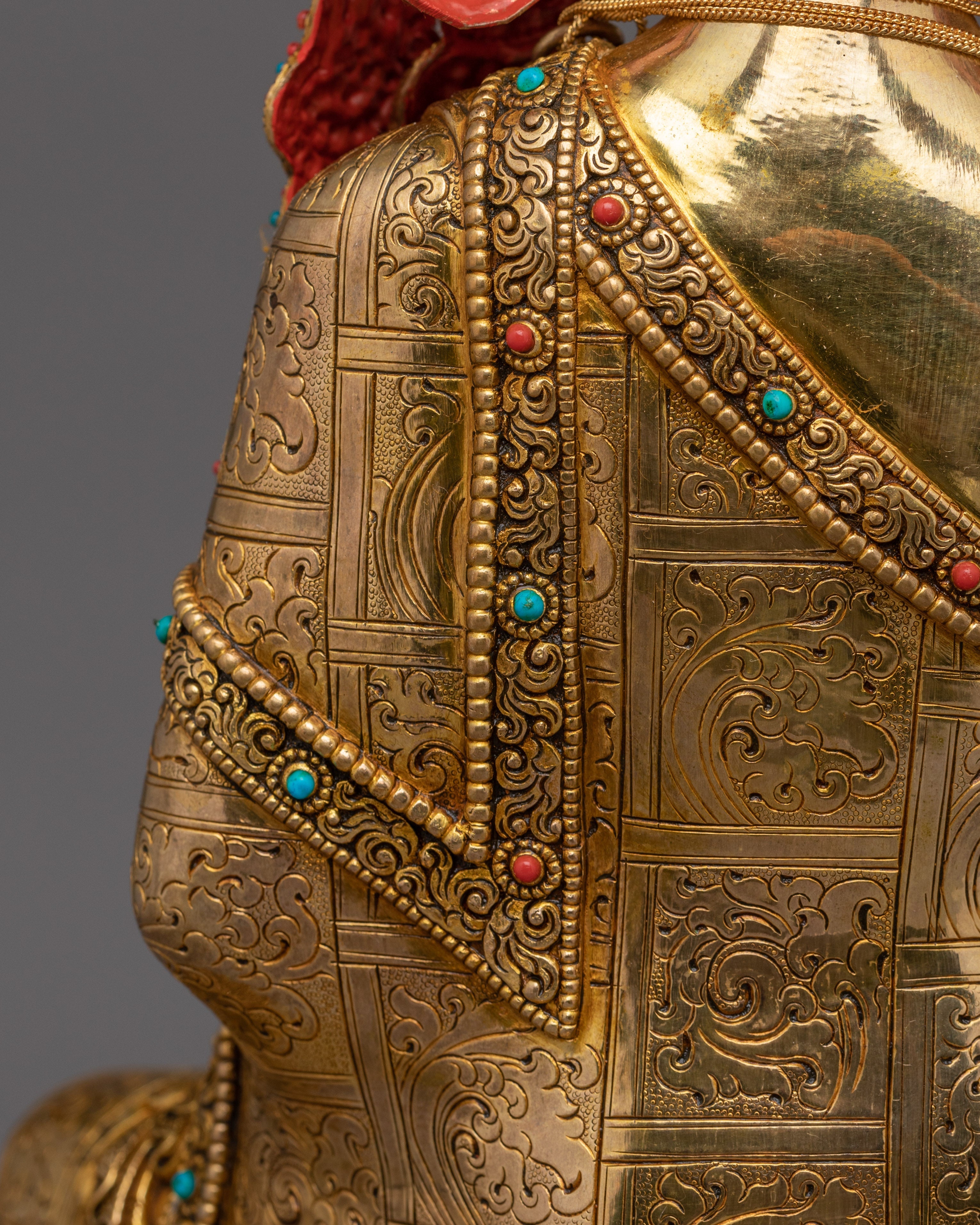Crown Shakyamuni Buddha Handcarafted Statue | The Awakened One