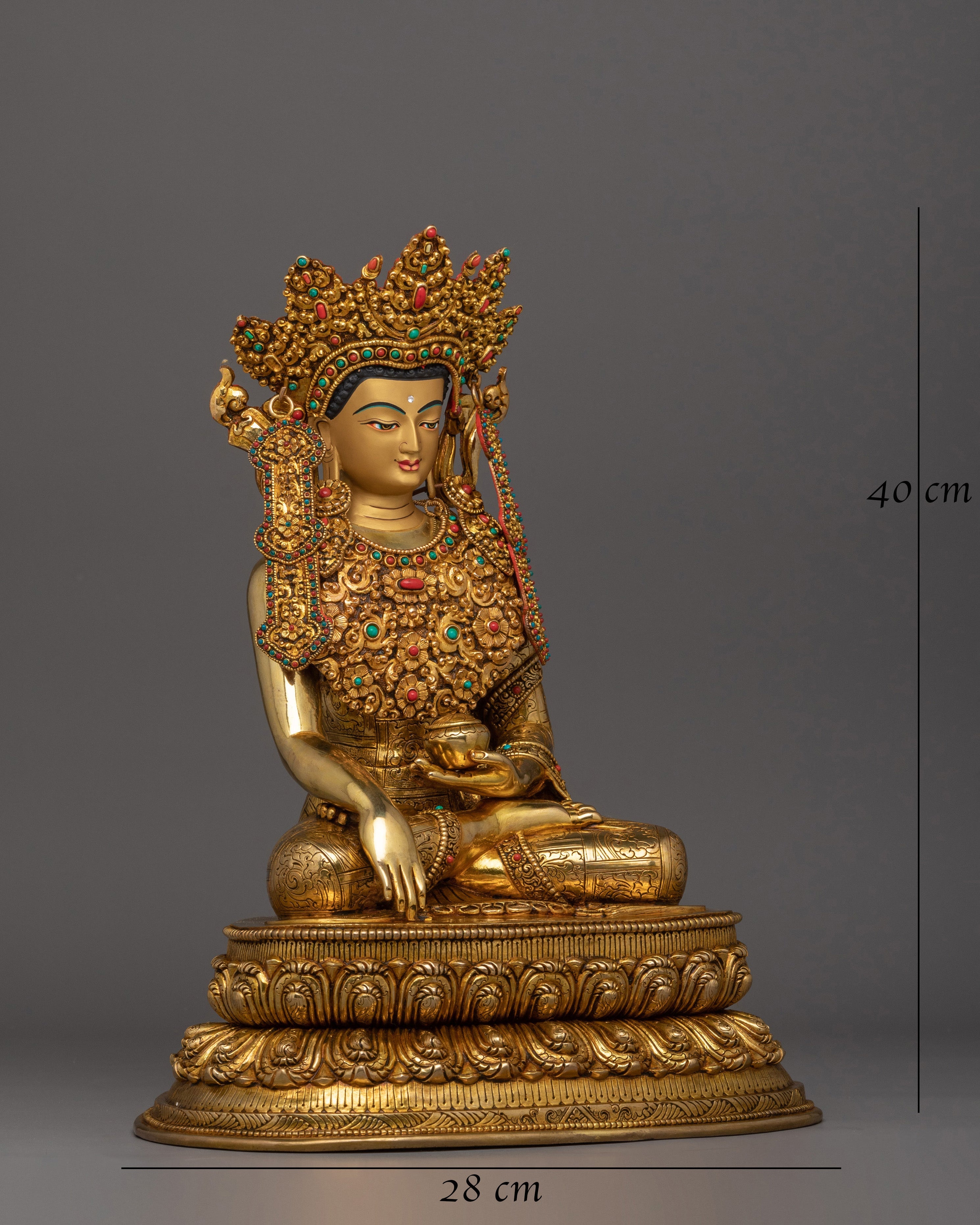 crown-shakyamuni-buddha-handcrafted-statue