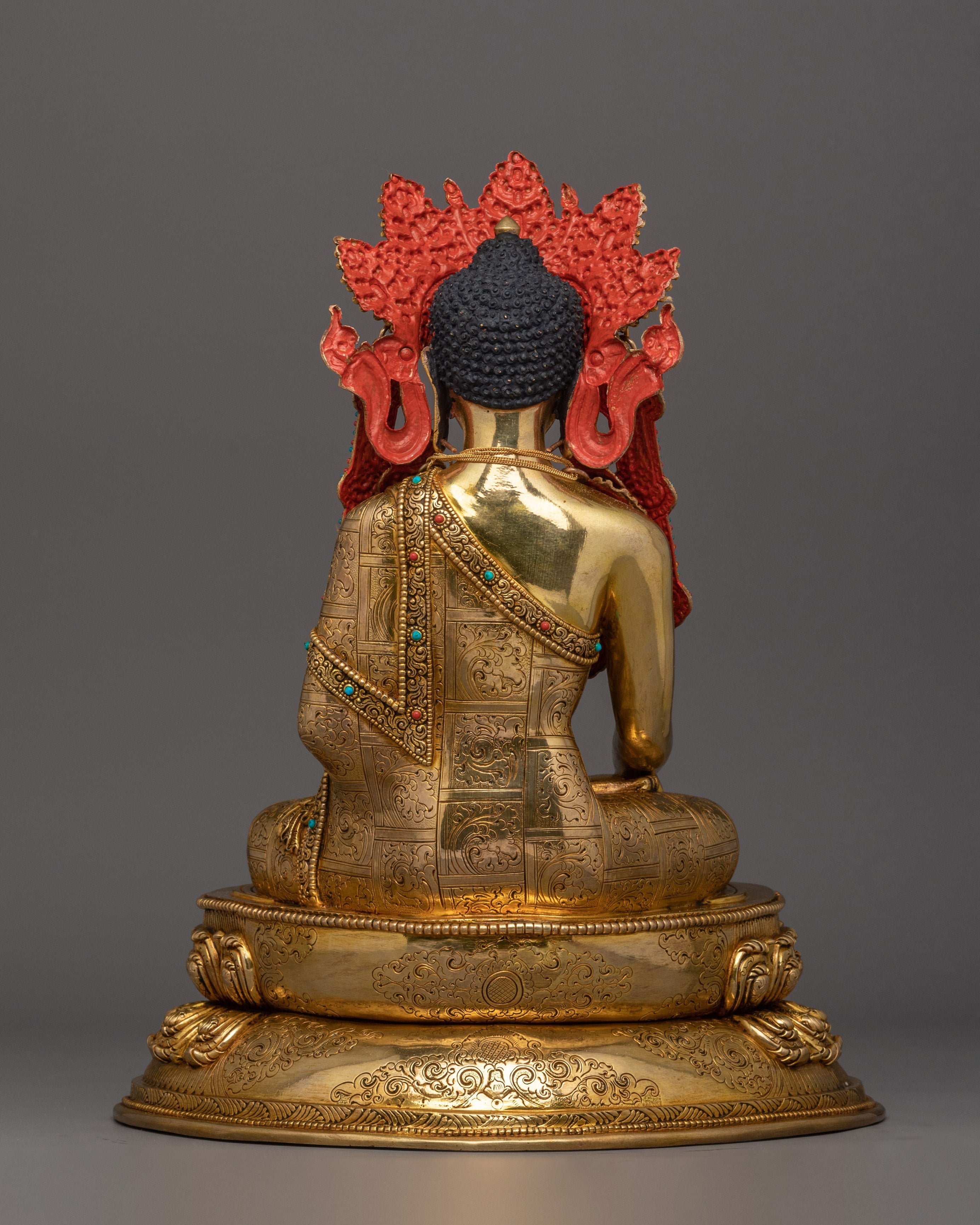 Crown Shakyamuni Buddha Handcarafted Statue | The Awakened One