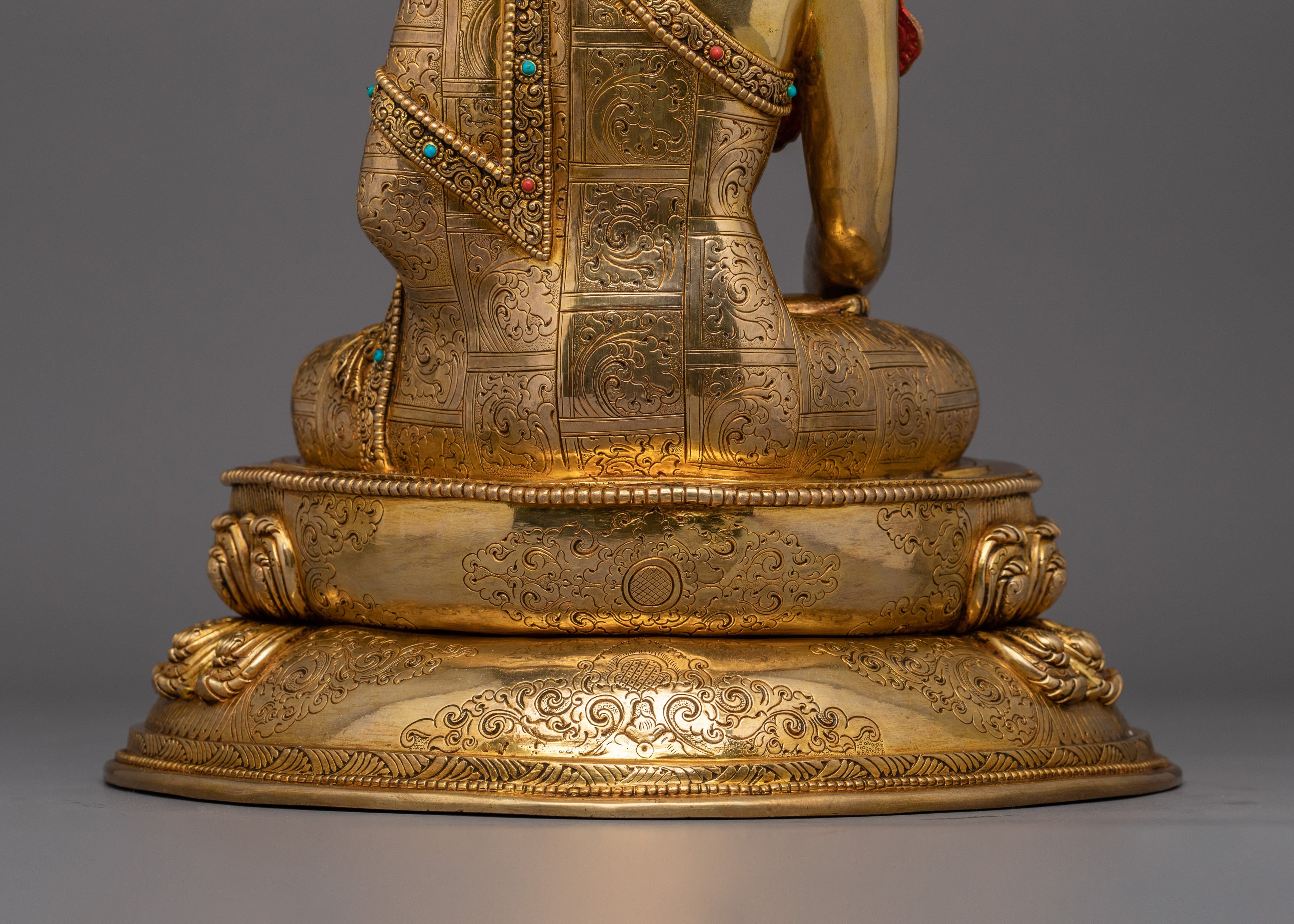 Crown Shakyamuni Buddha Handcarafted Statue | The Awakened One