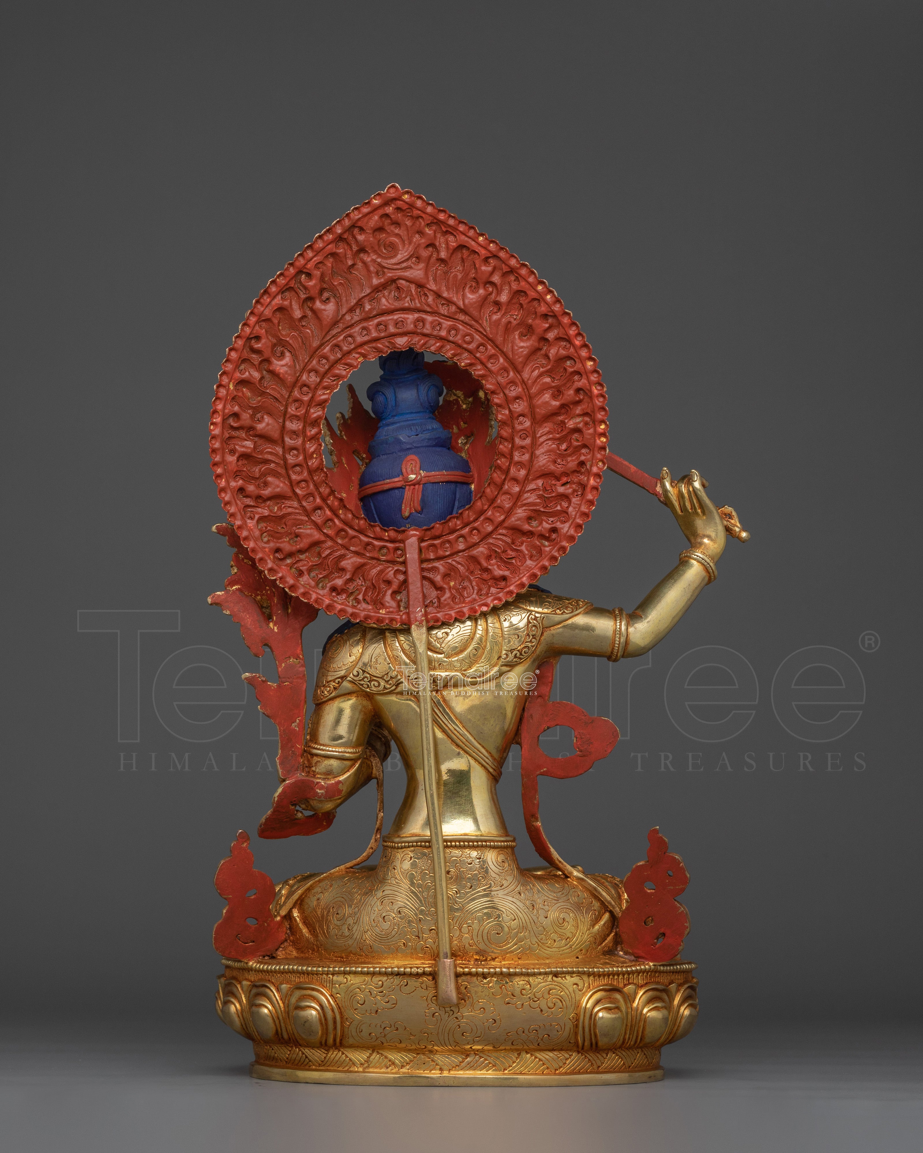 The Bodhisattva of Wisdom Manjushri Sculpture | The Sword of Insight