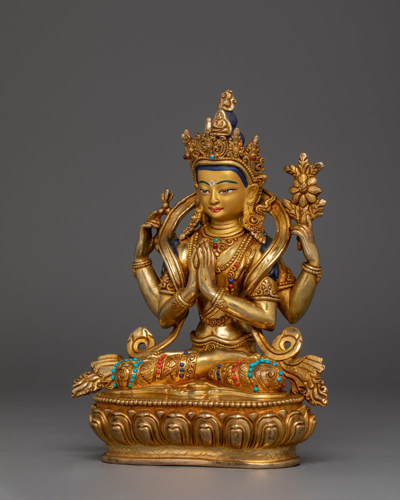 Compassionate Avalokiteshvara Statue | Chenrezig - Lord of Compassion