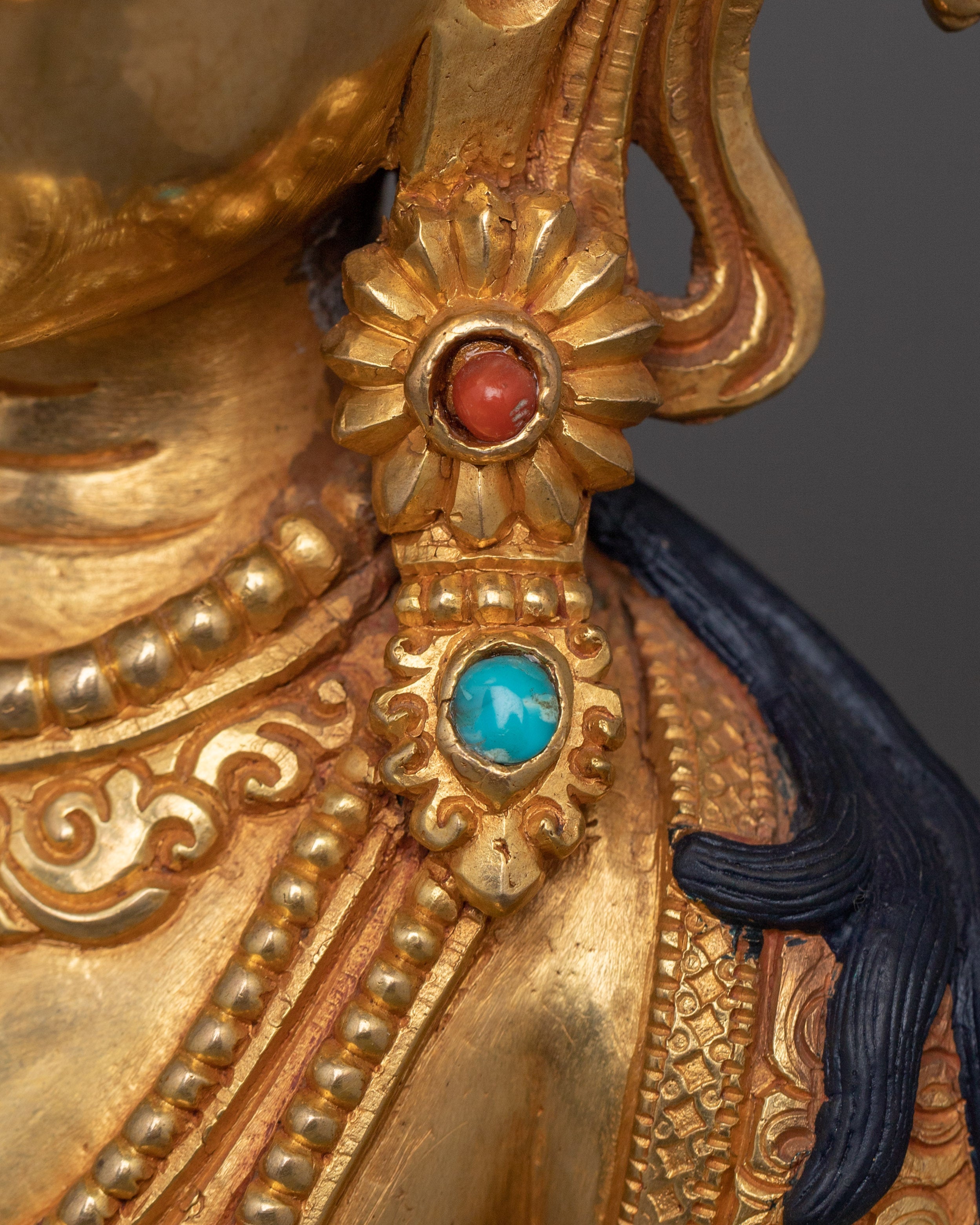 Long Life Buddha Amitayus Golden Statue | Buddha of Infinite Light