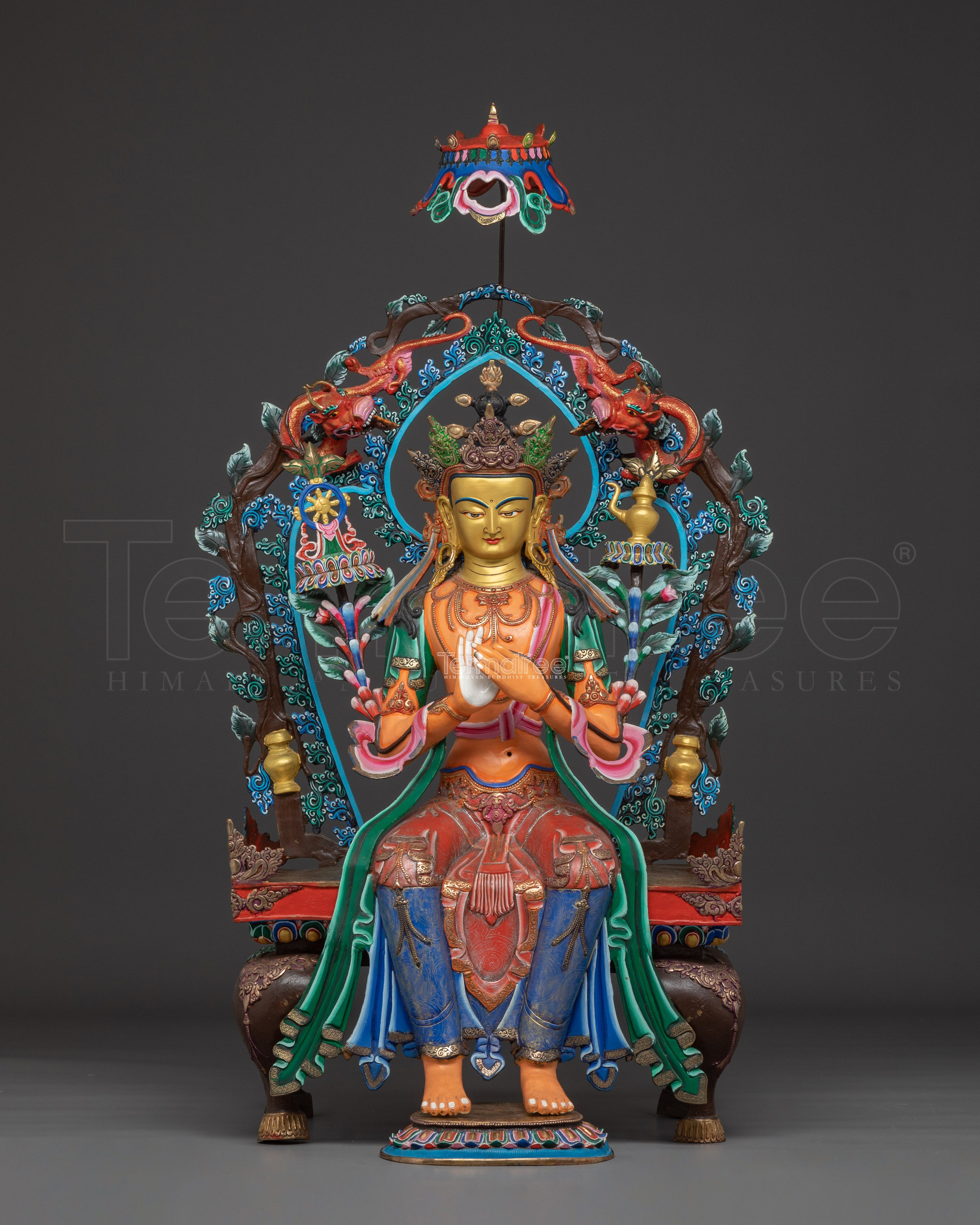 Divine Sculpture of Maitreya Buddha | The Buddha of the Future