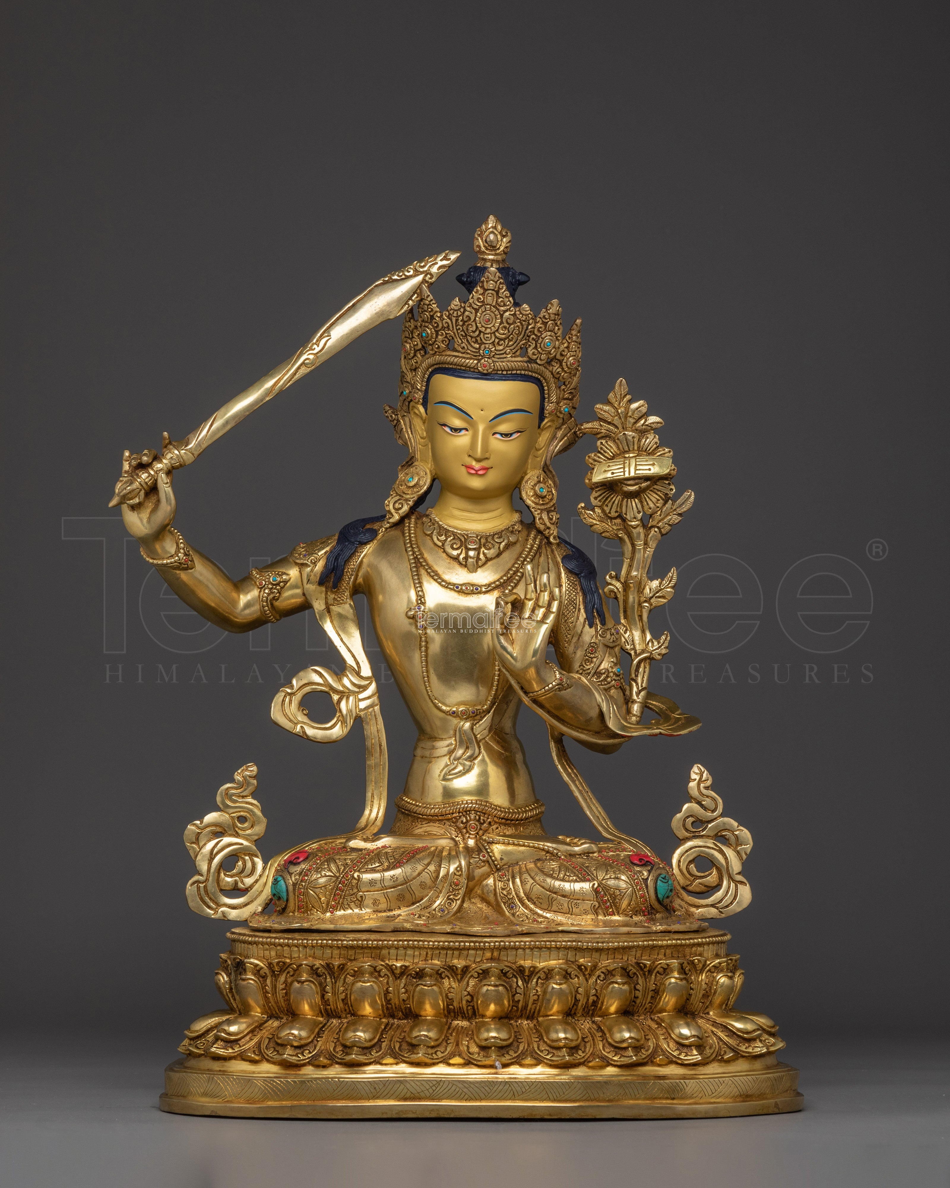 Handmade Bodhisattva of Supreme Wisdom Manjushri | Path of Clear Understanding