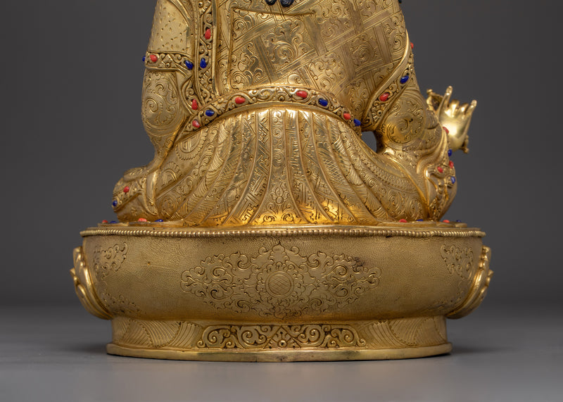 Precious Guru Rinpoche Handmade Statue | Lotus Born Padmasambhava