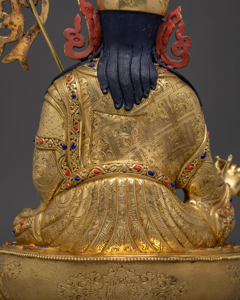 Precious Guru Rinpoche Handmade Statue | Lotus Born Padmasambhava