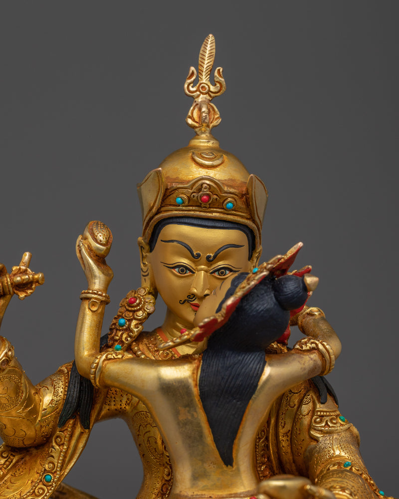 Divine Tantric Master Guru Rinpoche with Consort - Padmasambhava Statue