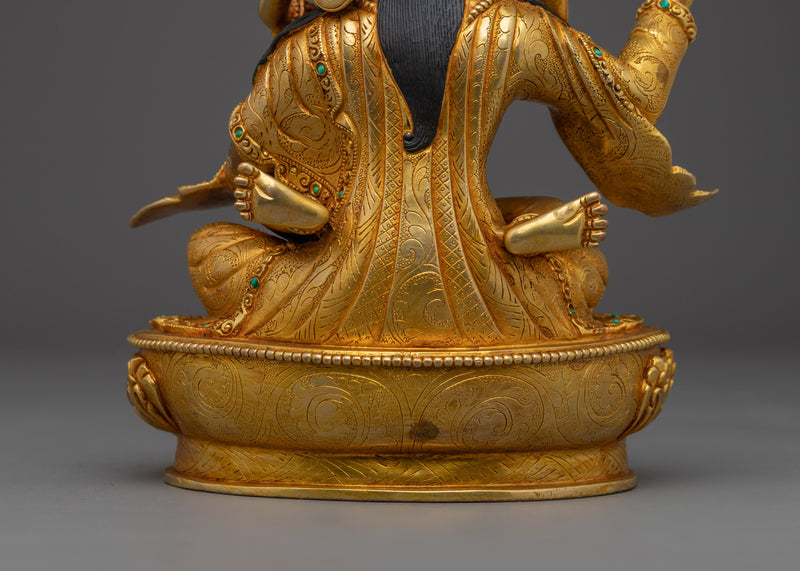 Divine Tantric Master Guru Rinpoche with Consort - Padmasambhava Statue