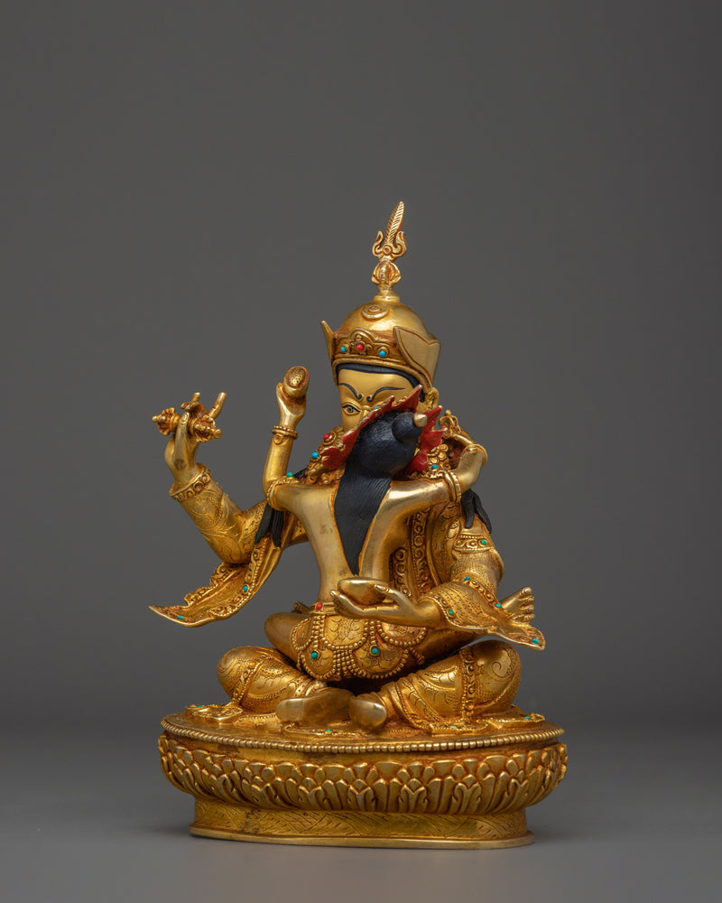 Divine Tantric Master Guru Rinpoche with Consort - Padmasambhava Statue