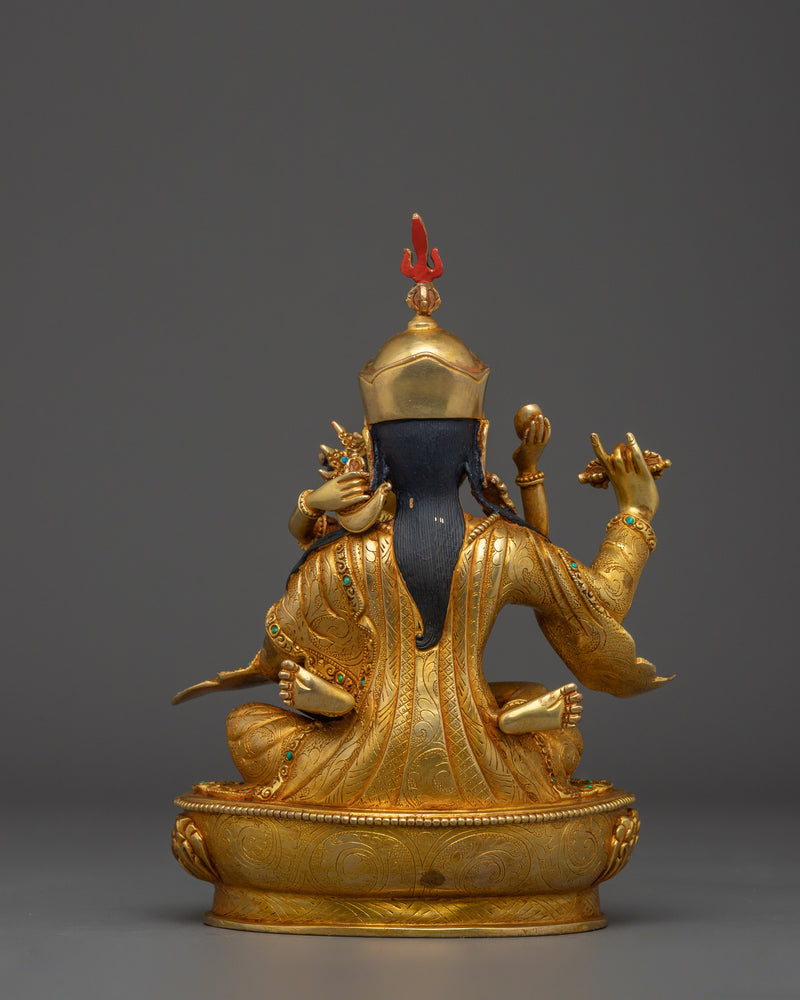 Divine Tantric Master Guru Rinpoche with Consort - Padmasambhava Statue