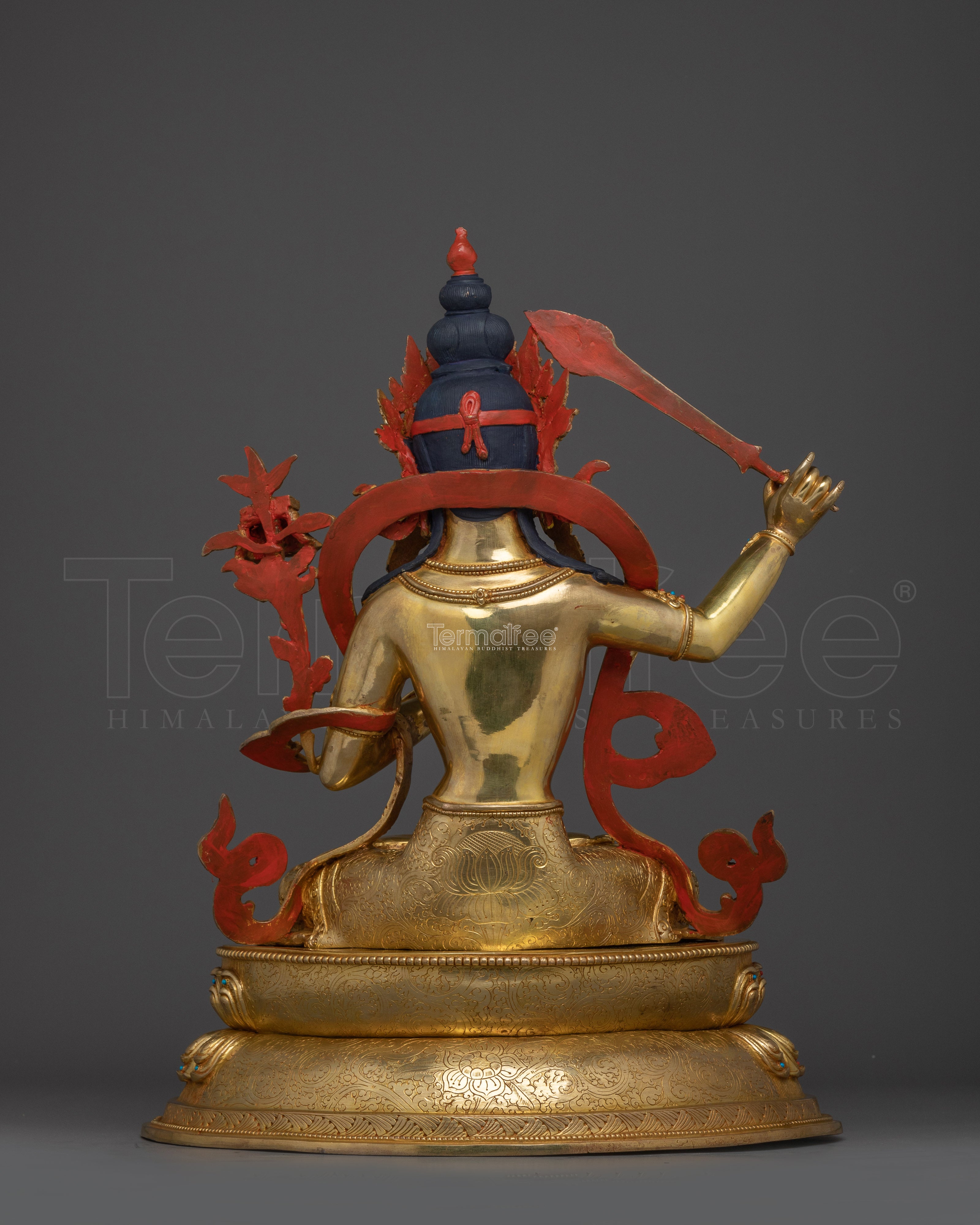 Ultimate Wisdom Bodhisattva Manjushri Statue | Spiritual Decor for Meditation