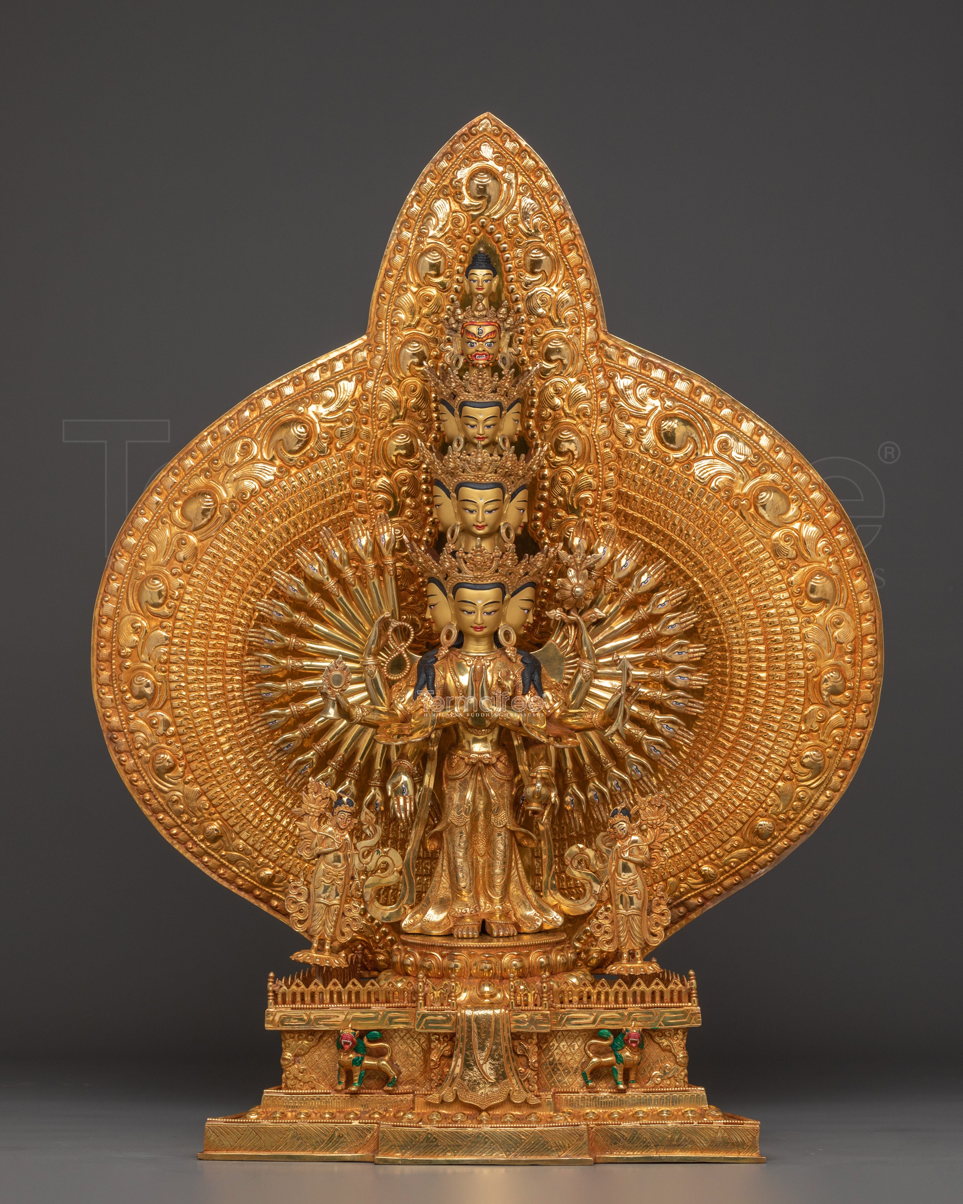 Thousand Armed Chenrezig Figurine | Avalokiteshvara Statue