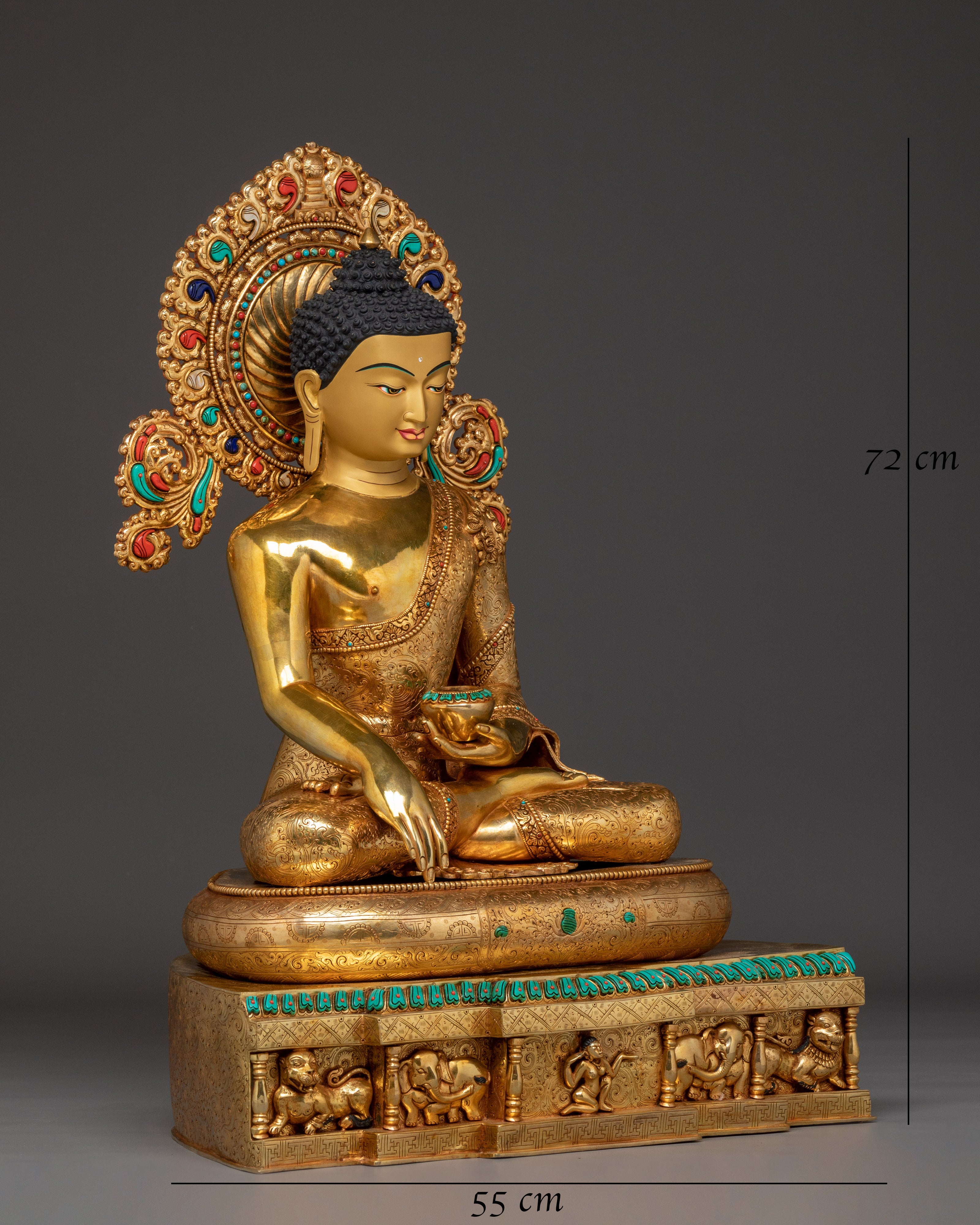 shakyamuni-buddha-on-throne-with-disciples-statue