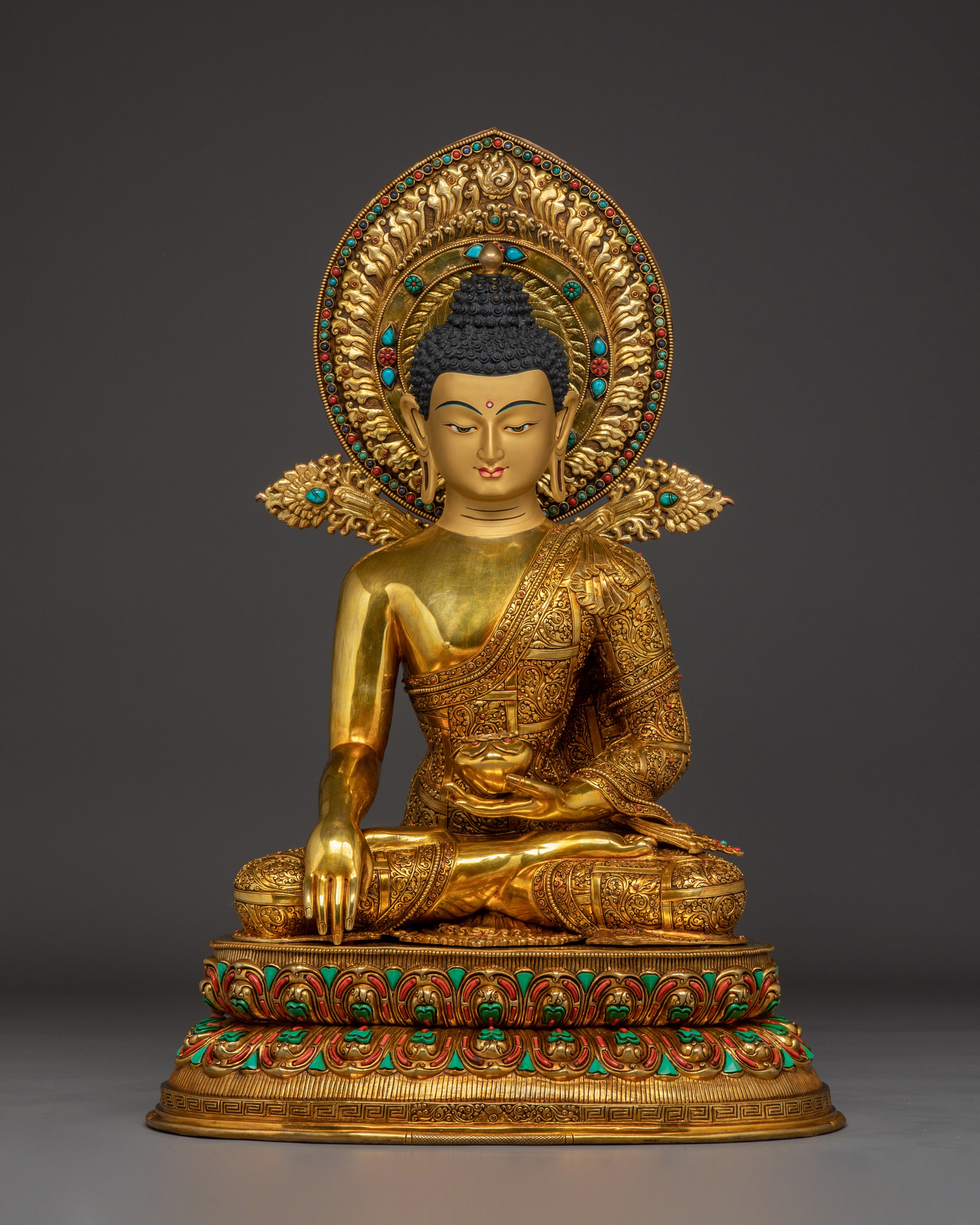 Shakyamuni Buddha with Disciples | Gautama Buddha with Disciples