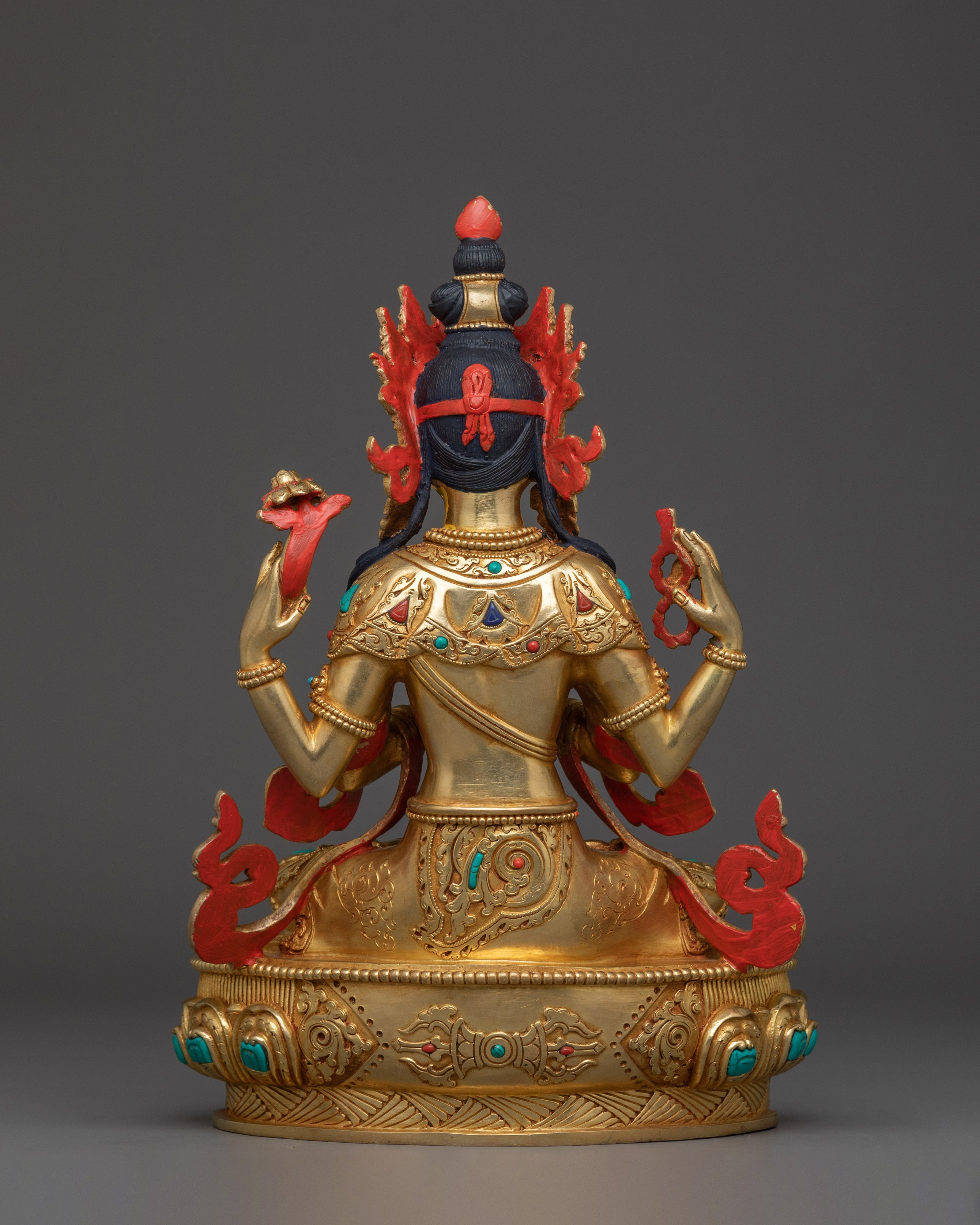 Figurine of Chenrezig - Dharma Practice | 4-Armed Avalokiteshvara