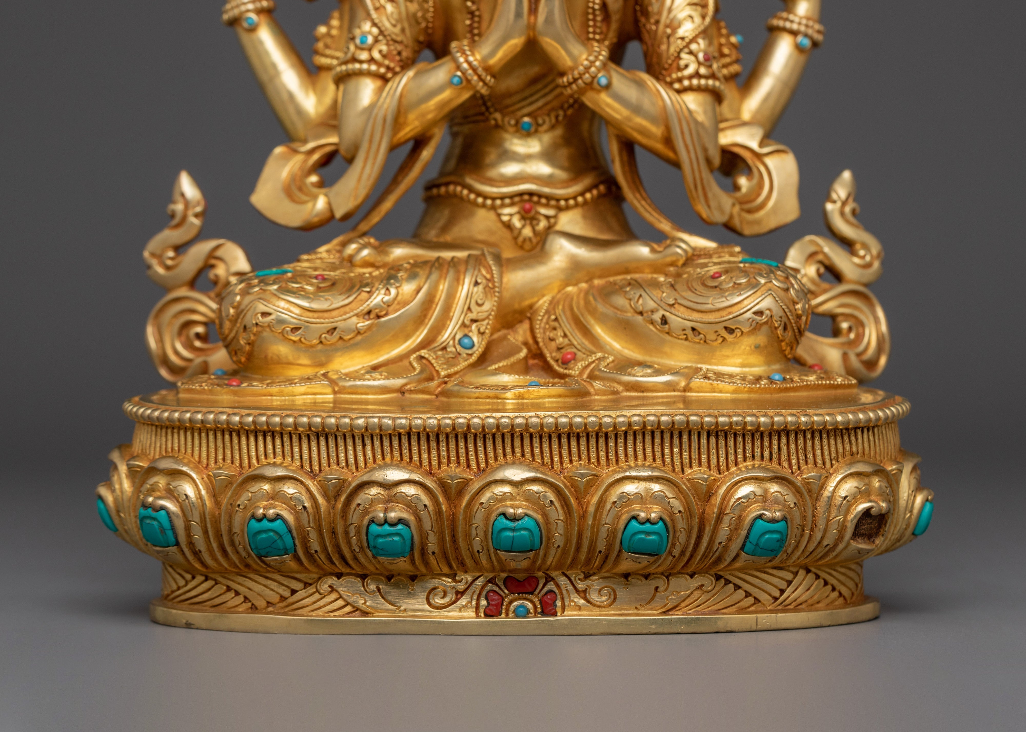 Figurine of Chenrezig - Dharma Practice | 4-Armed Avalokiteshvara