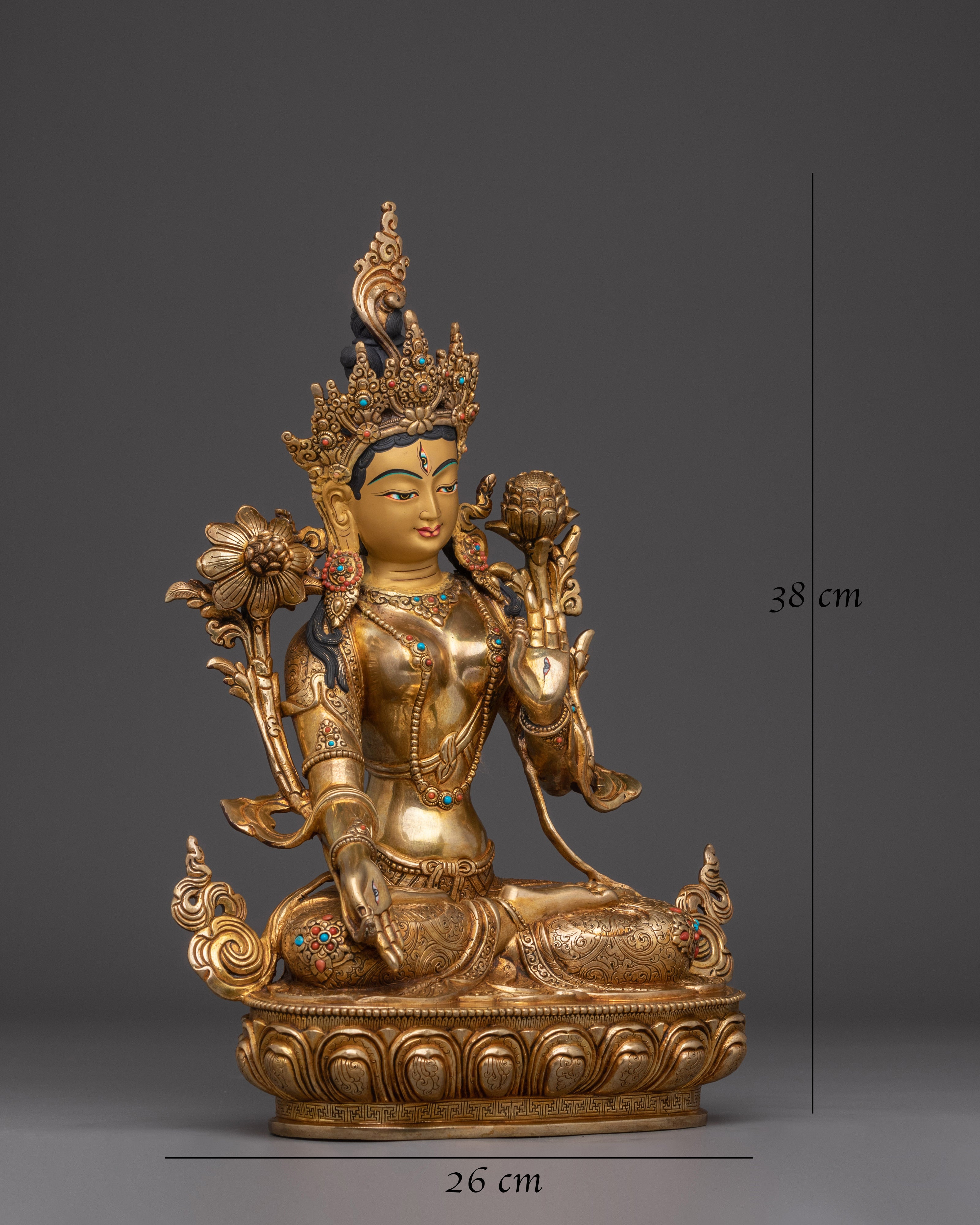 serene-white-tara-statue