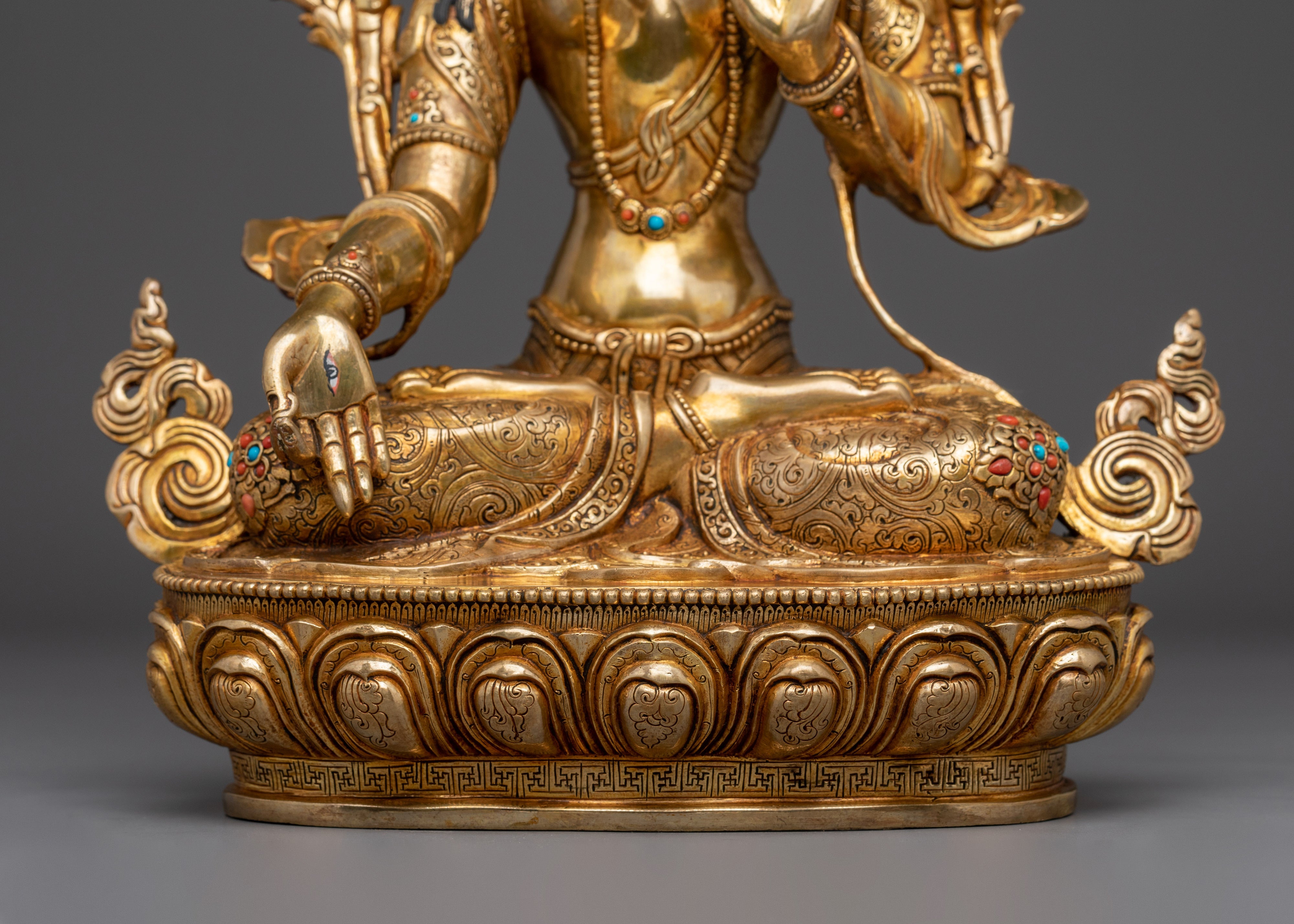 Serene White Tara Statue | Sita Tara - Compassion and Healing Tibetan Deity