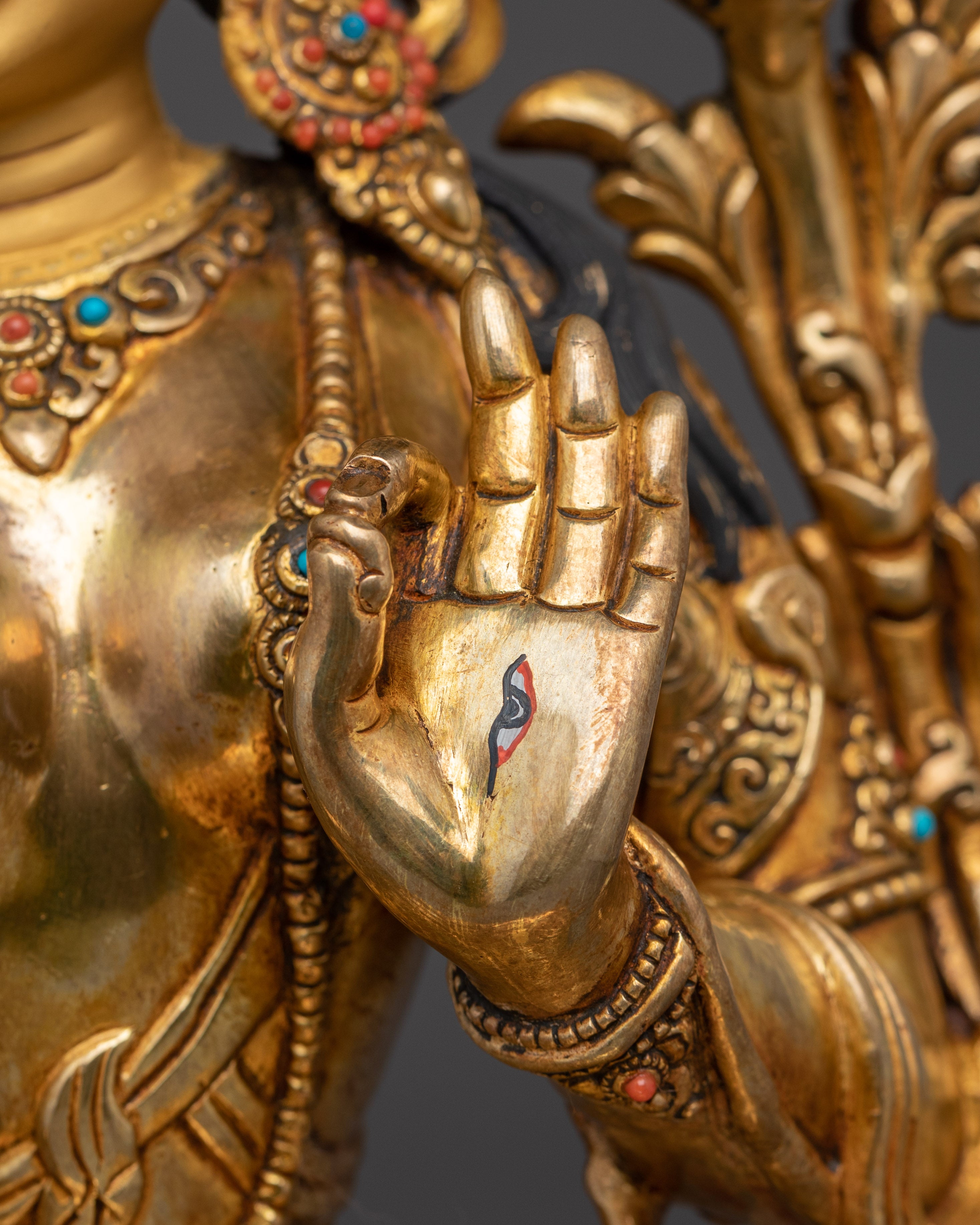 Serene White Tara Statue | Sita Tara - Compassion and Healing Tibetan Deity