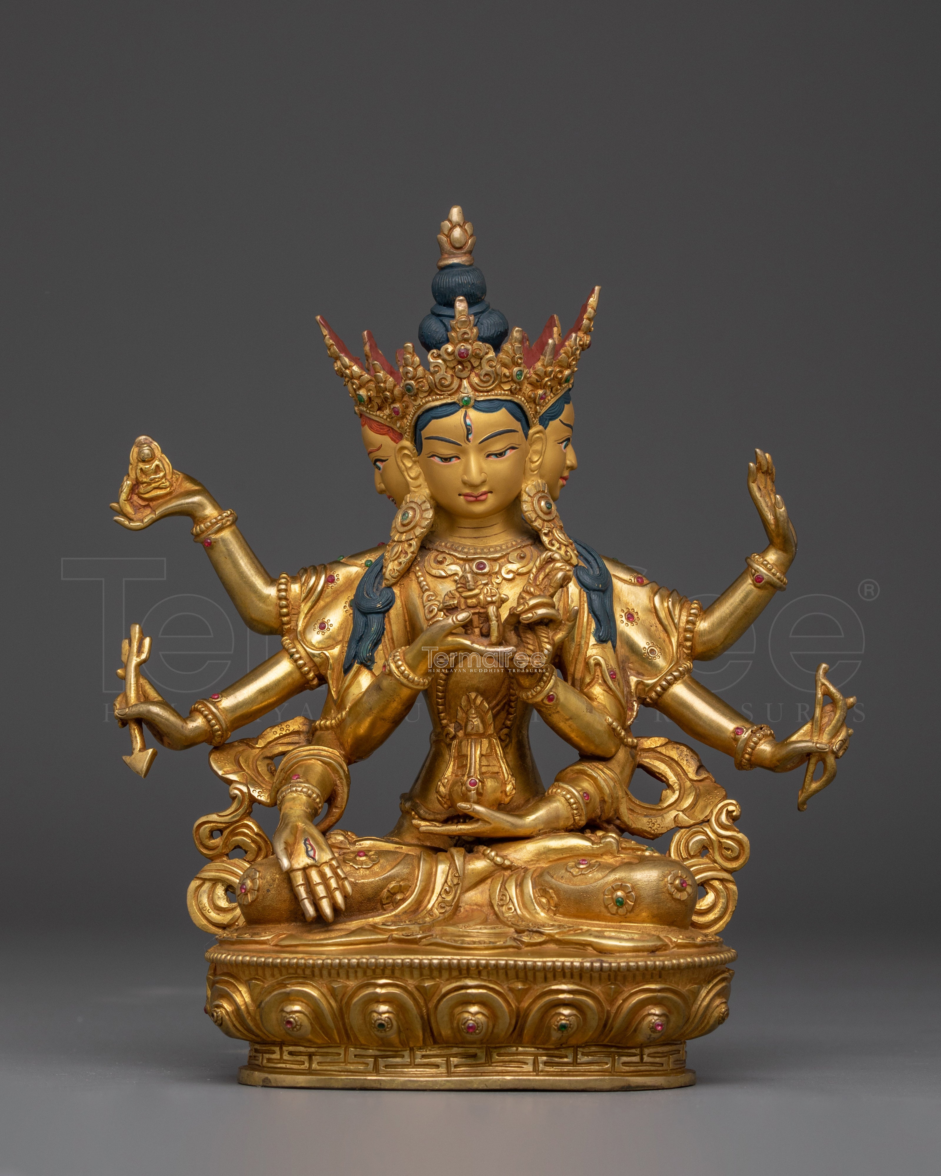 Buddhist Statue of Namgyalma for Meditation | Spiritual Longevity